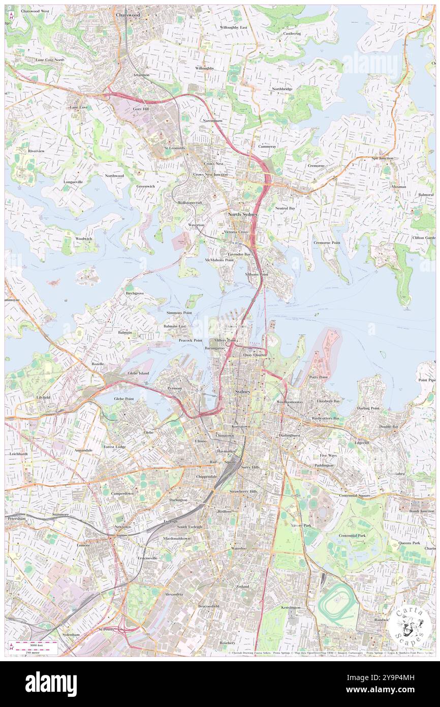 Wind Mill Street, City of Sydney, AU, Australien, New South Wales, s 33 51' 29'', N 151 12' 10'', Karte, Cartascapes Map, veröffentlicht 2024. Erkunden Sie Cartascapes, eine Karte, die die vielfältigen Landschaften, Kulturen und Ökosysteme der Erde enthüllt. Reisen Sie durch Zeit und Raum und entdecken Sie die Verflechtungen der Vergangenheit, Gegenwart und Zukunft unseres Planeten. Stockfoto