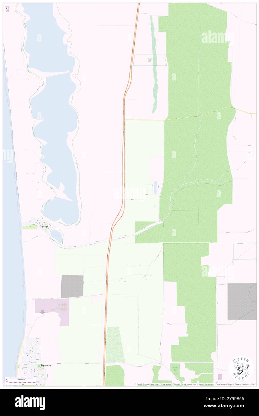 Remlap, Harvey, AU, Australien, Westaustralien, s 33 5' 32''', N 115 43' 49'', Karte, Cartascapes Map, veröffentlicht 2024. Erkunden Sie Cartascapes, eine Karte, die die vielfältigen Landschaften, Kulturen und Ökosysteme der Erde enthüllt. Reisen Sie durch Zeit und Raum und entdecken Sie die Verflechtungen der Vergangenheit, Gegenwart und Zukunft unseres Planeten. Stockfoto