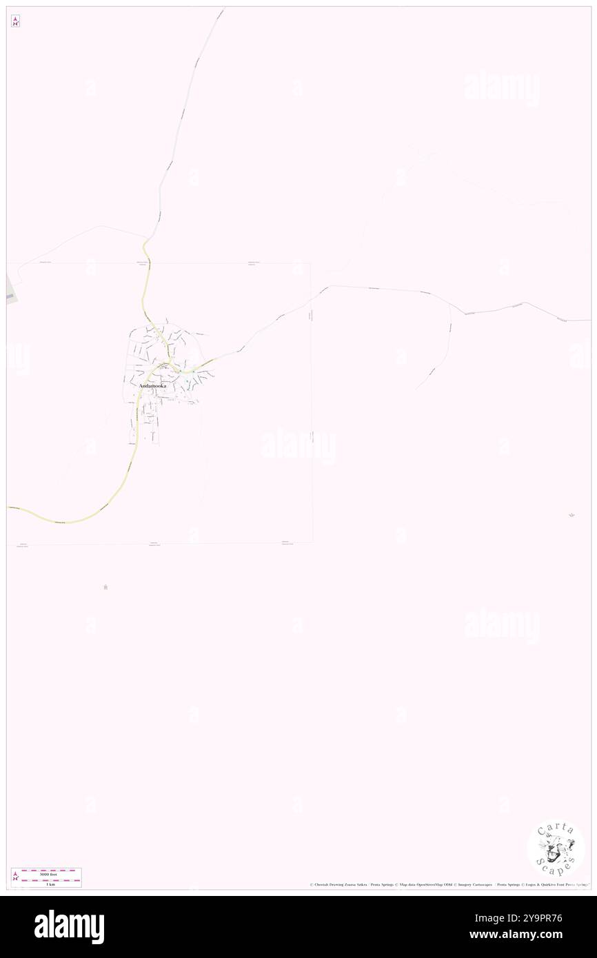 Buza, , AU, Australien, Südaustralien, s 30 27' 36'', N 137 11' 22'', Karte, Cartascapes Map, veröffentlicht 2024. Erkunden Sie Cartascapes, eine Karte, die die vielfältigen Landschaften, Kulturen und Ökosysteme der Erde enthüllt. Reisen Sie durch Zeit und Raum und entdecken Sie die Verflechtungen der Vergangenheit, Gegenwart und Zukunft unseres Planeten. Stockfoto