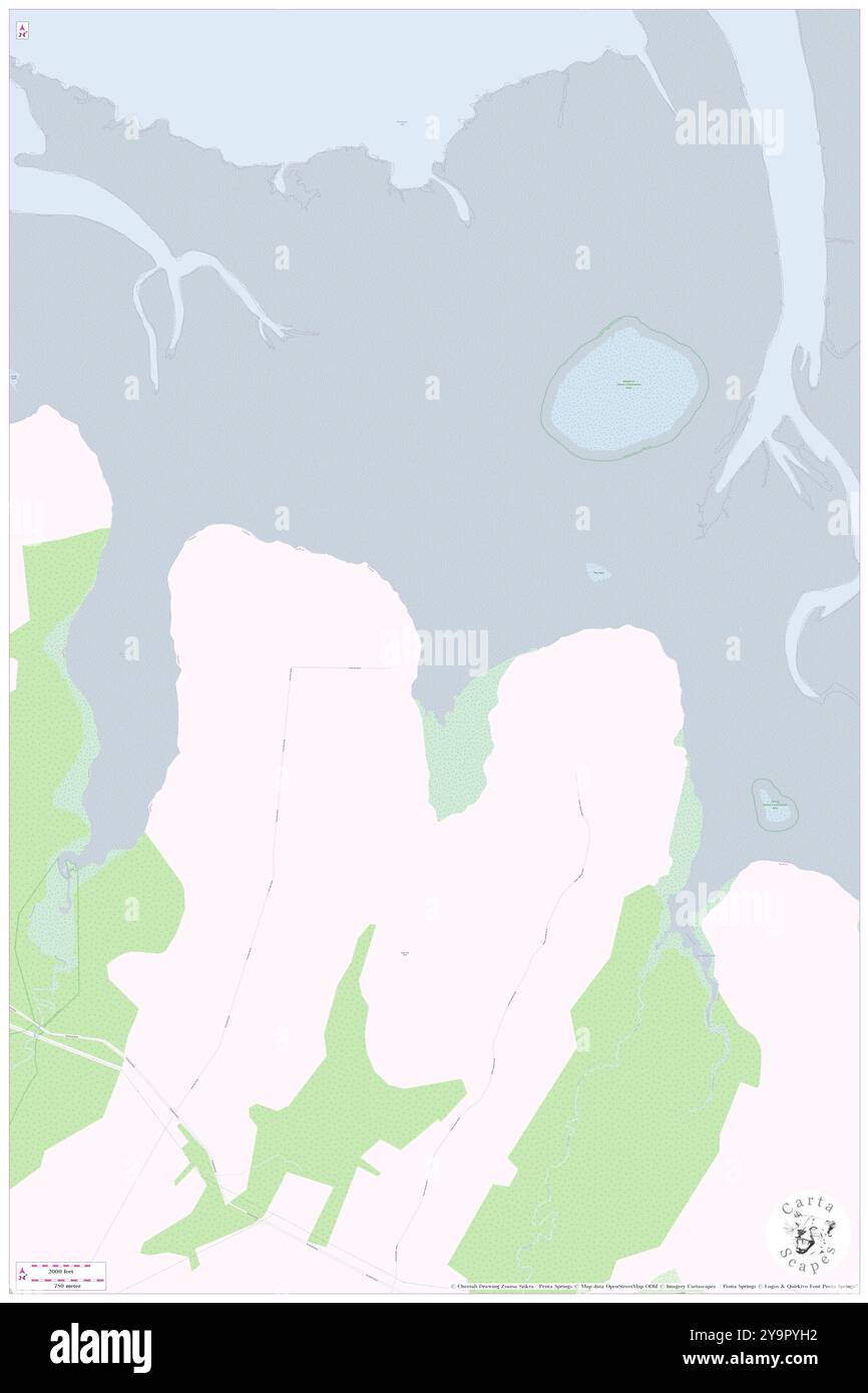 Swan Bay, , AU, Australien, Tasmanien, s 40 43' 11'', N 144 48' 36'', Karte, Cartascapes Map, veröffentlicht 2024. Erkunden Sie Cartascapes, eine Karte, die die vielfältigen Landschaften, Kulturen und Ökosysteme der Erde enthüllt. Reisen Sie durch Zeit und Raum und entdecken Sie die Verflechtungen der Vergangenheit, Gegenwart und Zukunft unseres Planeten. Stockfoto