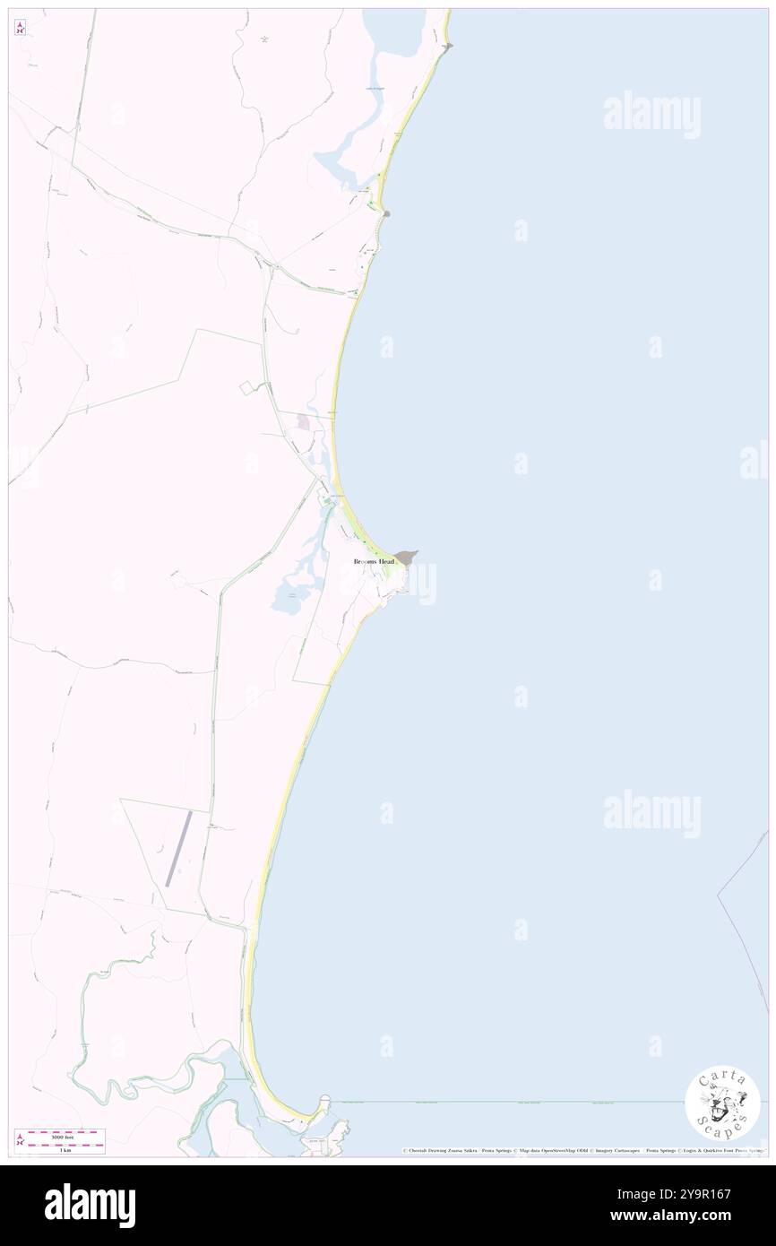 Besen Head, , AU, Australien, New South Wales, s 29 36' 43''', N 153 20' 19''', Karte, Cartascapes Map, veröffentlicht 2024. Erkunden Sie Cartascapes, eine Karte, die die vielfältigen Landschaften, Kulturen und Ökosysteme der Erde enthüllt. Reisen Sie durch Zeit und Raum und entdecken Sie die Verflechtungen der Vergangenheit, Gegenwart und Zukunft unseres Planeten. Stockfoto