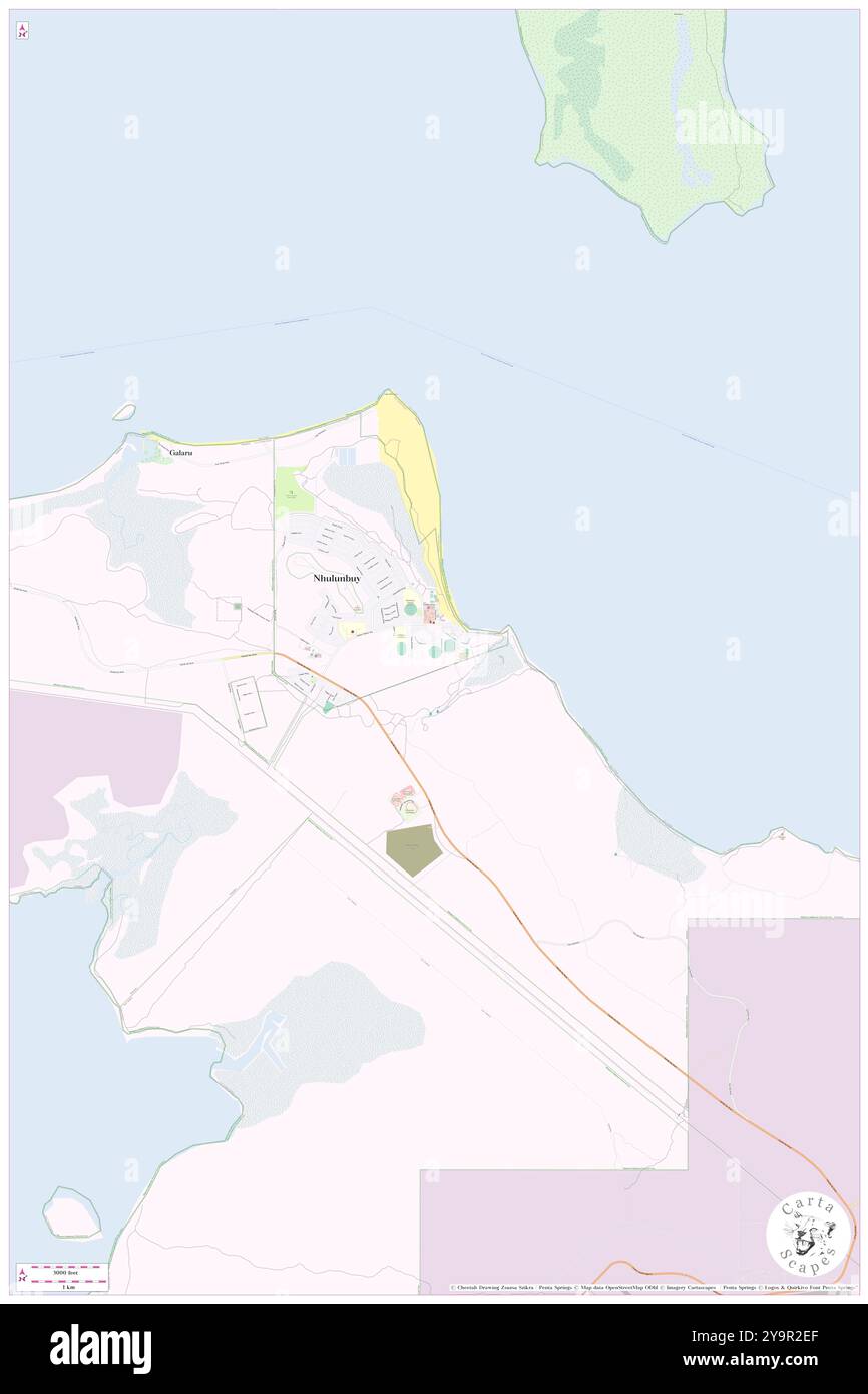 Nhulunbuy Town Oval Two, , AU, Australien, Northern Territory, s 12 11' 20'', N 136 47' 15'', Karte, Cartascapes Map, veröffentlicht 2024. Erkunden Sie Cartascapes, eine Karte, die die vielfältigen Landschaften, Kulturen und Ökosysteme der Erde enthüllt. Reisen Sie durch Zeit und Raum und entdecken Sie die Verflechtungen der Vergangenheit, Gegenwart und Zukunft unseres Planeten. Stockfoto