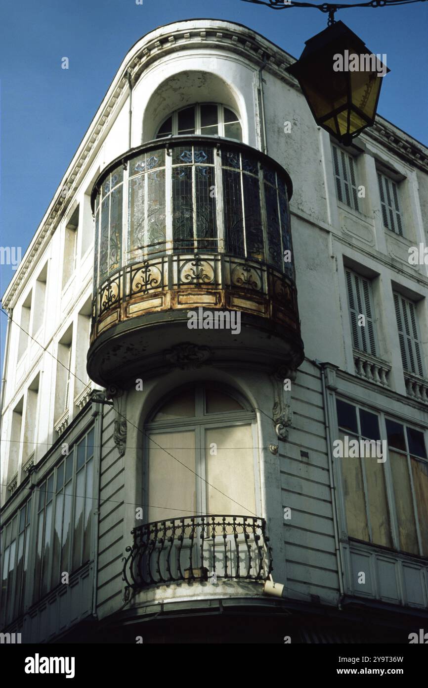 Alte Gebäude von Montclar-de-Comminges, Occitanie, Haute-Garonne, Frankreich Stockfoto