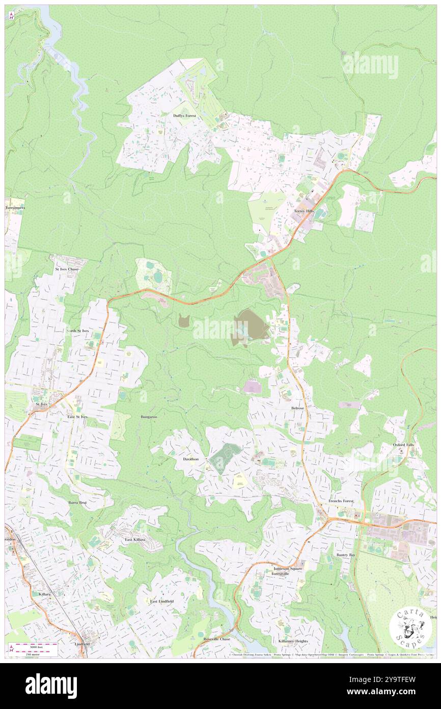 Wyatt Reserve, , AU, Australien, New South Wales, s 33 42' 54'', N 151 12' 4'', Karte, Cartascapes Map, veröffentlicht 2024. Erkunden Sie Cartascapes, eine Karte, die die vielfältigen Landschaften, Kulturen und Ökosysteme der Erde enthüllt. Reisen Sie durch Zeit und Raum und entdecken Sie die Verflechtungen der Vergangenheit, Gegenwart und Zukunft unseres Planeten. Stockfoto