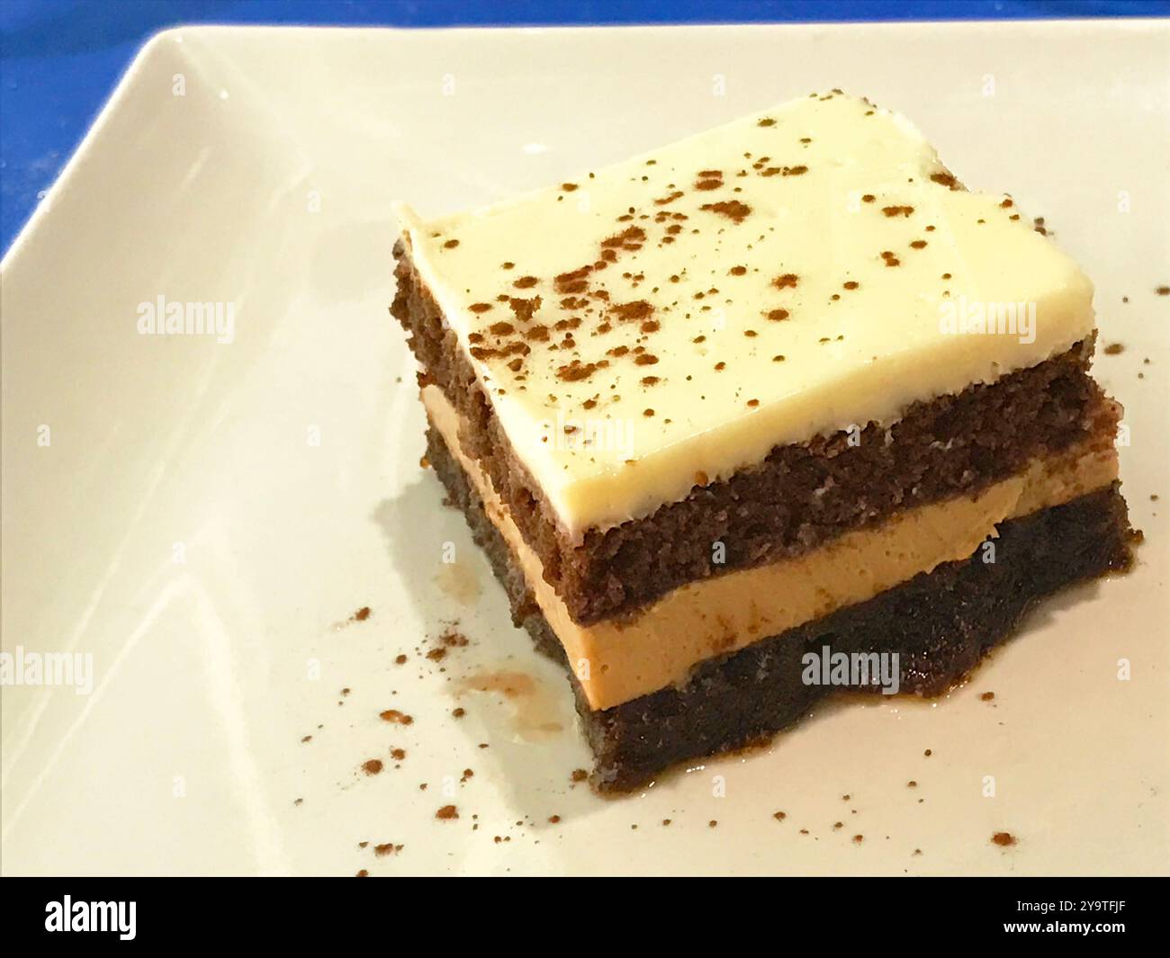 Tiramisu-Kuchen. Stockfoto