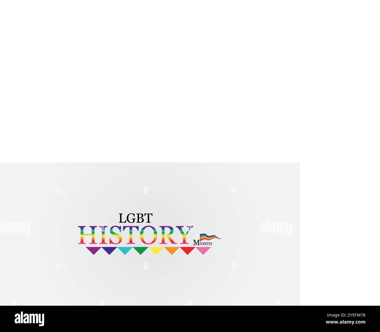 Equality die Auswirkungen des Monats LGBT-Geschichte Stock Vektor