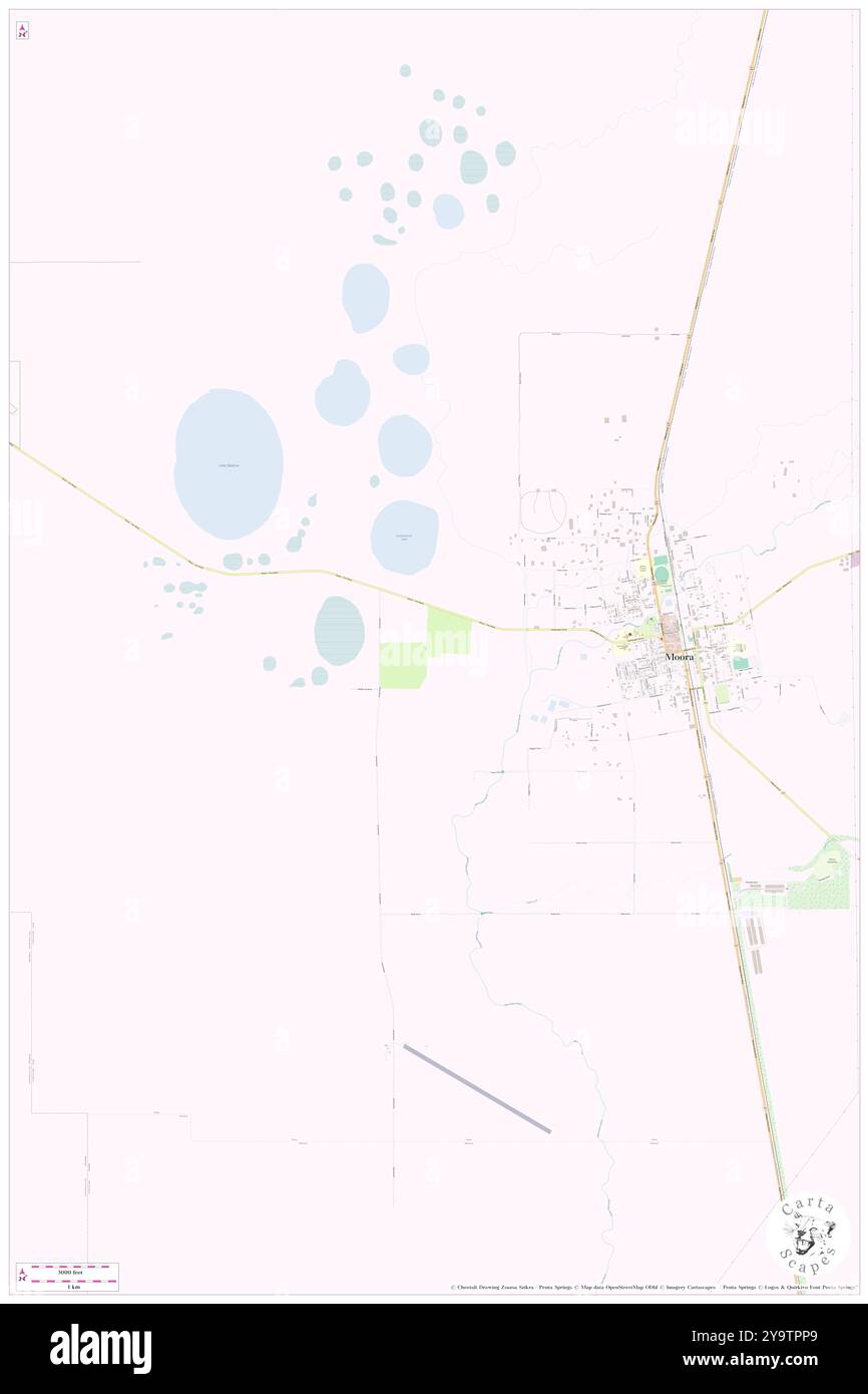 Moora Lake View Golf Club, Moora, AU, Australien, Western Australia, s 30 38' 27'', N 115 58' 42'', Karte, Cartascapes Map, veröffentlicht 2024. Erkunden Sie Cartascapes, eine Karte, die die vielfältigen Landschaften, Kulturen und Ökosysteme der Erde enthüllt. Reisen Sie durch Zeit und Raum und entdecken Sie die Verflechtungen der Vergangenheit, Gegenwart und Zukunft unseres Planeten. Stockfoto