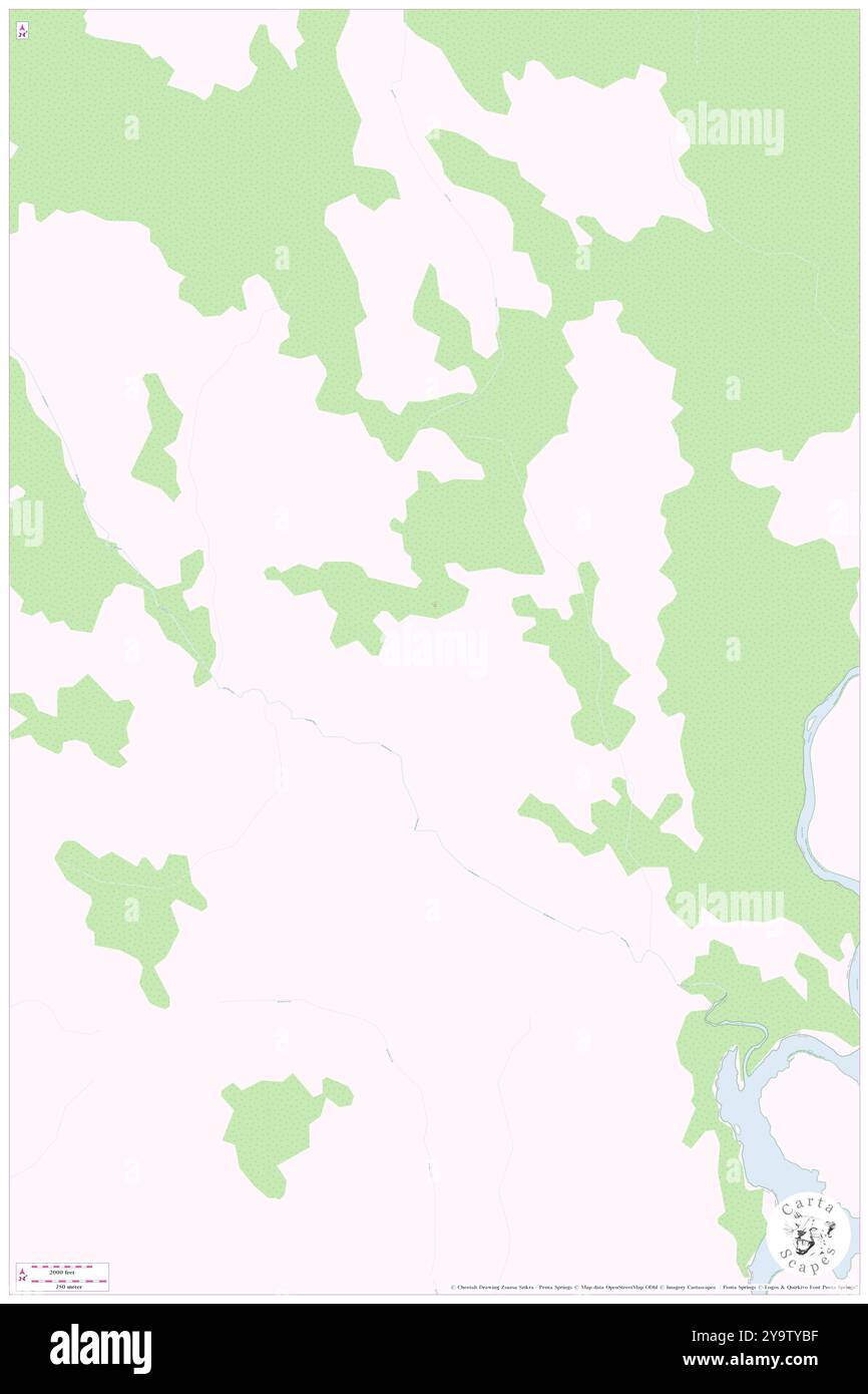 Castle Hill, Westküste, AU, Australien, Tasmanien, s 43 9' 19'', N 145 52' 35'', Karte, Cartascapes Map, veröffentlicht 2024. Erkunden Sie Cartascapes, eine Karte, die die vielfältigen Landschaften, Kulturen und Ökosysteme der Erde enthüllt. Reisen Sie durch Zeit und Raum und entdecken Sie die Verflechtungen der Vergangenheit, Gegenwart und Zukunft unseres Planeten. Stockfoto