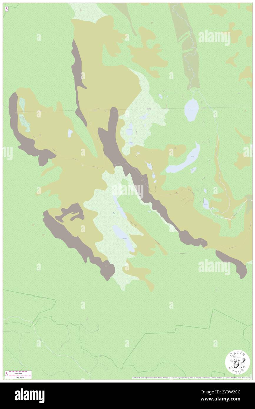 Hidden Tarn, , AU, Australien, Tasmanien, s 42 40' 47'', N 146 33' 36'', Karte, Cartascapes Map, veröffentlicht 2024. Erkunden Sie Cartascapes, eine Karte, die die vielfältigen Landschaften, Kulturen und Ökosysteme der Erde enthüllt. Reisen Sie durch Zeit und Raum und entdecken Sie die Verflechtungen der Vergangenheit, Gegenwart und Zukunft unseres Planeten. Stockfoto