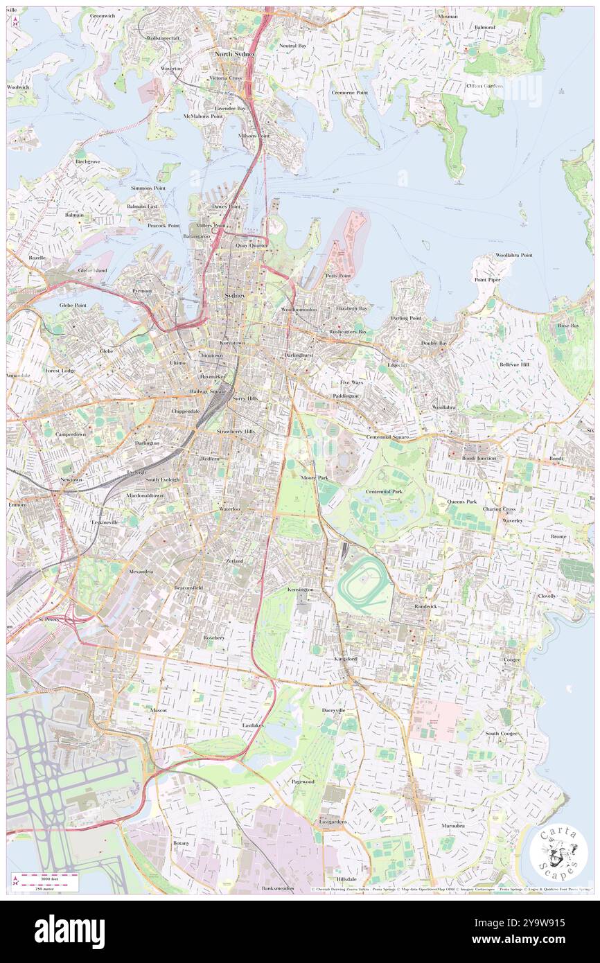 Sydney Boys High School, City of Sydney, AU, Australien, New South Wales, s 33 53' 30''', N 151 13' 10'', Karte, Cartascapes Map, veröffentlicht 2024. Erkunden Sie Cartascapes, eine Karte, die die vielfältigen Landschaften, Kulturen und Ökosysteme der Erde enthüllt. Reisen Sie durch Zeit und Raum und entdecken Sie die Verflechtungen der Vergangenheit, Gegenwart und Zukunft unseres Planeten. Stockfoto