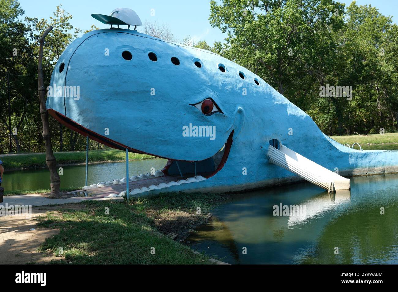 Der Blauwal in Catoosa, Oklahoma an der Route 66 Stockfoto