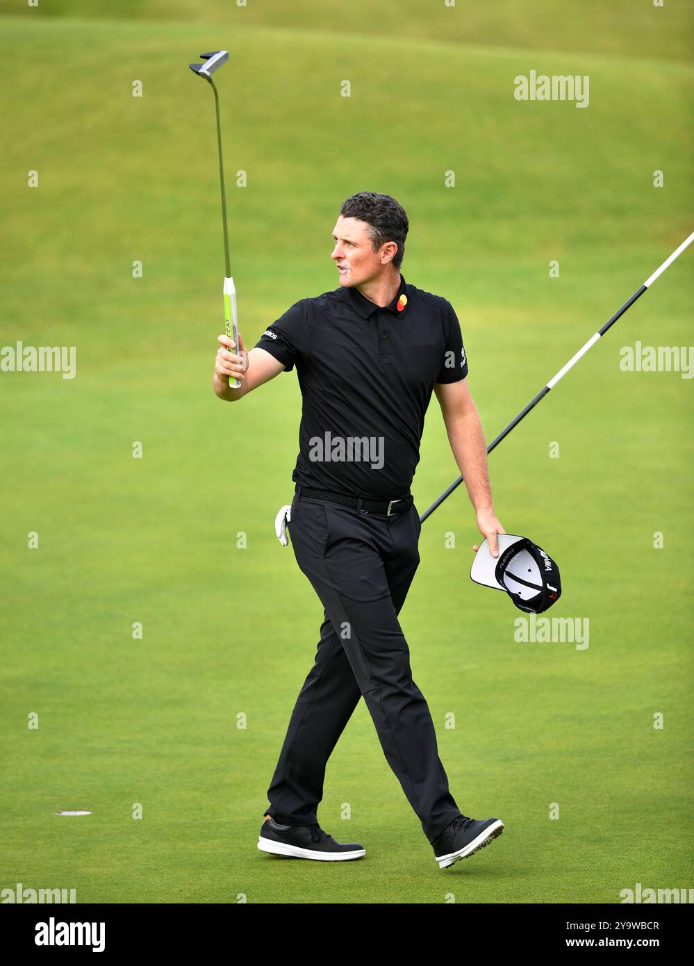 18. Juli 2019; Portrush, während der ersten Runde des Open Championship Golfturniers im Royal Portrush Golf Club - Dunluce Course. Stockfoto