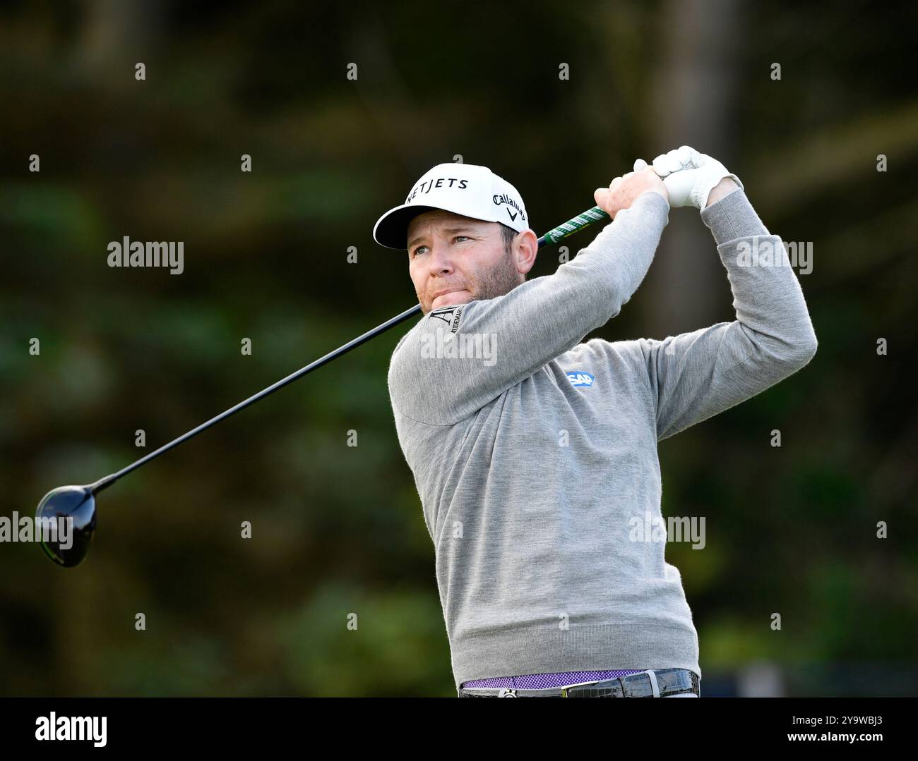 18. Juli 2019; Portrush, während der ersten Runde des Open Championship Golfturniers im Royal Portrush Golf Club - Dunluce Course. Stockfoto