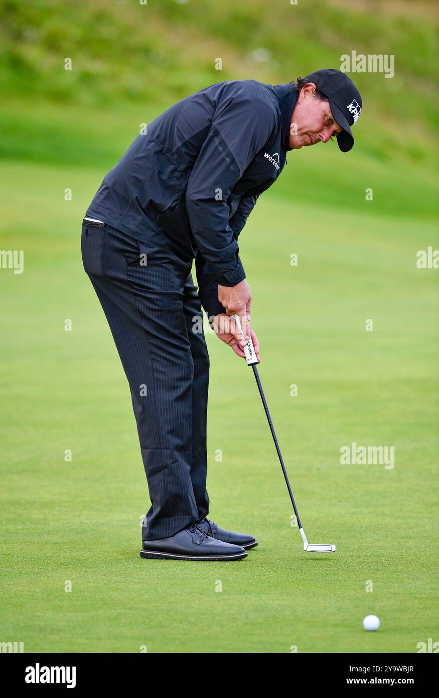 18. Juli 2019; Portrush, während der ersten Runde des Open Championship-Golfturniers im Royal Portrush Golf Club - Dunluce Course, Portrush, Nordirland. Stockfoto