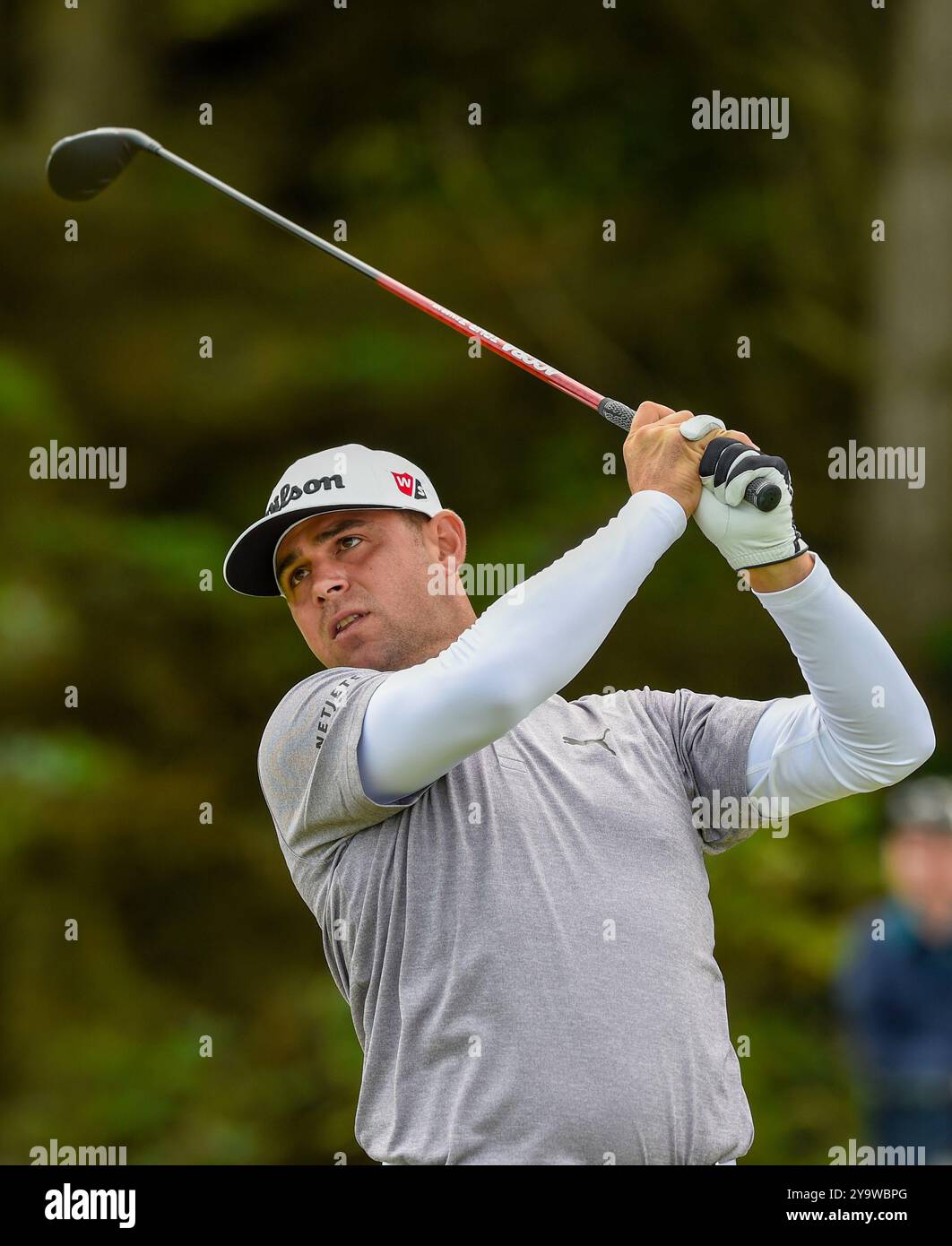 18. Juli 2019; Portrush, während der ersten Runde des Open Championship-Golfturniers im Royal Portrush Golf Club - Dunluce Course, Portrush, Nordirland. Stockfoto