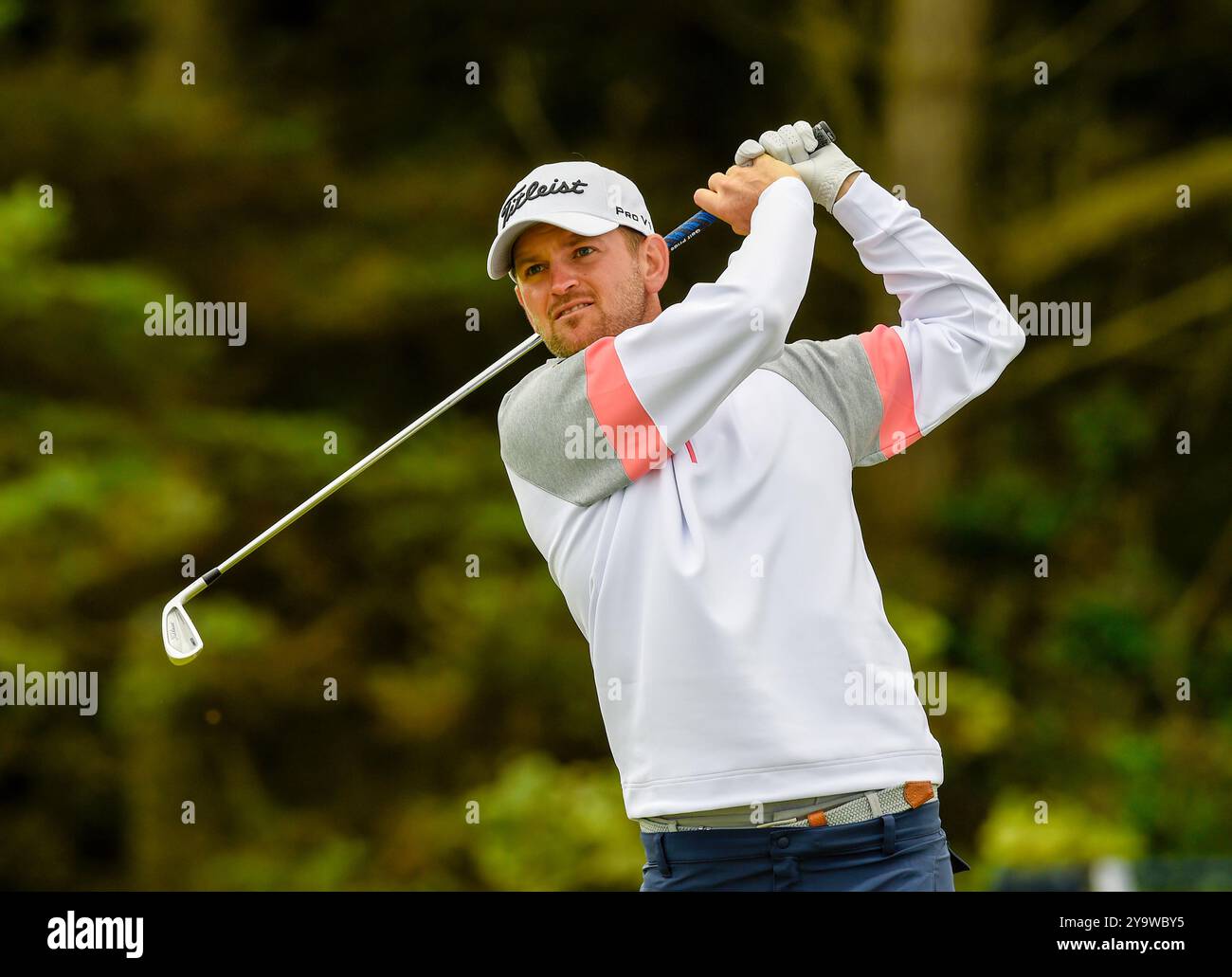 18. Juli 2019; Portrush, während der ersten Runde des Open Championship-Golfturniers im Royal Portrush Golf Club - Dunluce Course, Portrush, Nordirland. Stockfoto