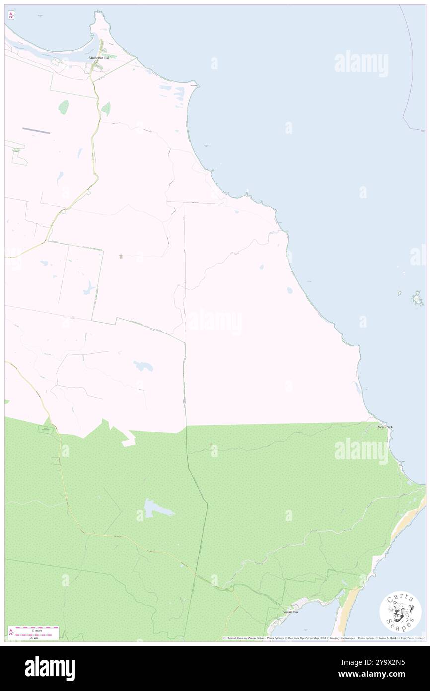 Mount William, Dorset, AU, Australien, Tasmanien, s 40 53' 59'', N 148 10' 59'', Karte, Cartascapes Map, veröffentlicht 2024. Erkunden Sie Cartascapes, eine Karte, die die vielfältigen Landschaften, Kulturen und Ökosysteme der Erde enthüllt. Reisen Sie durch Zeit und Raum und entdecken Sie die Verflechtungen der Vergangenheit, Gegenwart und Zukunft unseres Planeten. Stockfoto