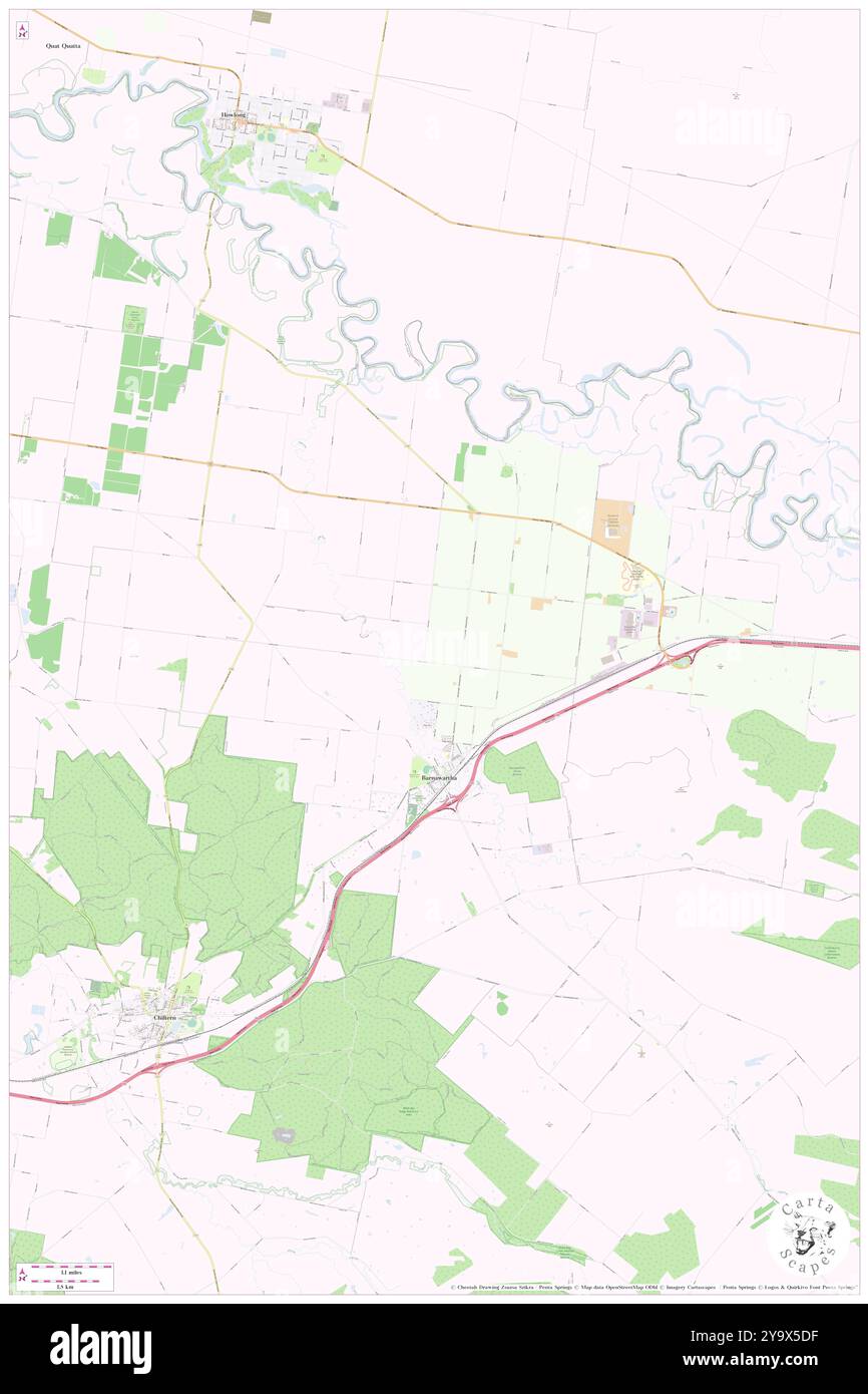 Barnawartha, Indigo, AU, Australien, Victoria, s 36 6' 10''', N 146 40' 44'', Karte, Karte, Kartenausgabe 2024. Erkunden Sie Cartascapes, eine Karte, die die vielfältigen Landschaften, Kulturen und Ökosysteme der Erde enthüllt. Reisen Sie durch Zeit und Raum und entdecken Sie die Verflechtungen der Vergangenheit, Gegenwart und Zukunft unseres Planeten. Stockfoto