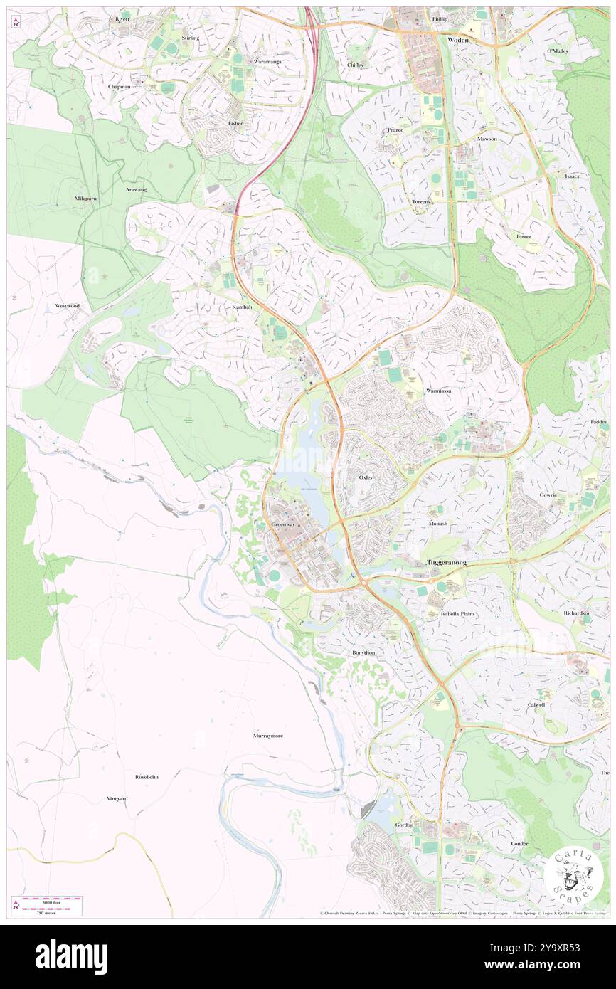 Nguru Beach, , AU, Australien, Australian Capital Territory, s 35 24' 26'', N 149 4' 8'', Karte, Cartascapes Map, veröffentlicht 2024. Erkunden Sie Cartascapes, eine Karte, die die vielfältigen Landschaften, Kulturen und Ökosysteme der Erde enthüllt. Reisen Sie durch Zeit und Raum und entdecken Sie die Verflechtungen der Vergangenheit, Gegenwart und Zukunft unseres Planeten. Stockfoto