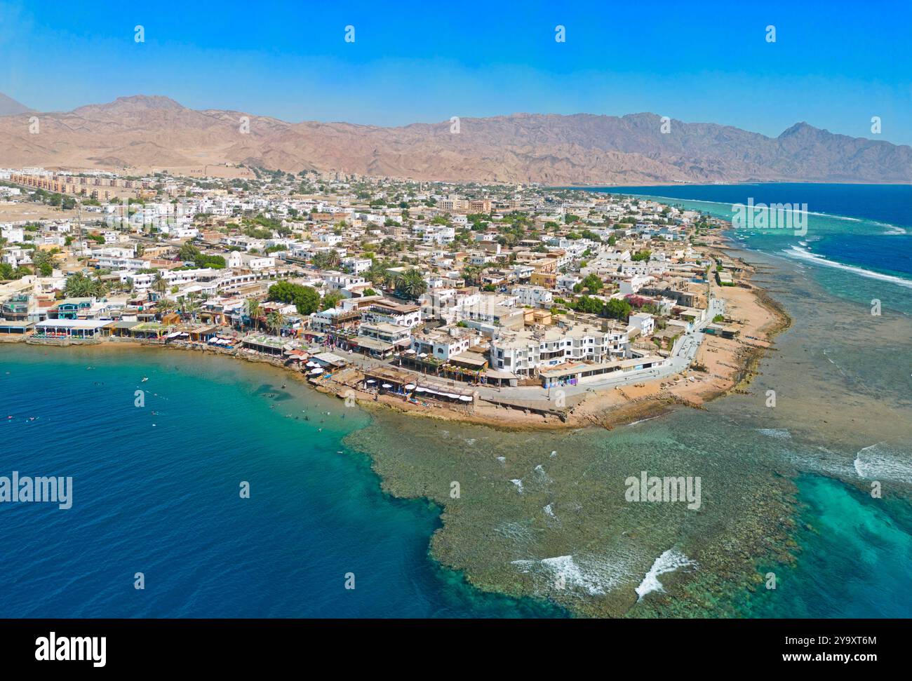 Ägypten, Sinai, Dahab (Luftaufnahme) Stockfoto