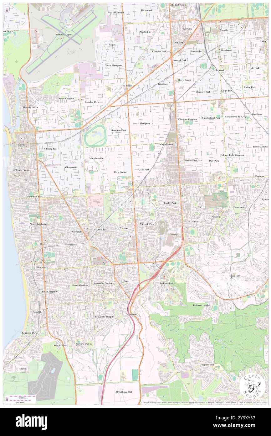 Hamilton Secondary School, Marion, AU, Australien, Südaustralien, s 34 59' 55''', N 138 33' 28'', Karte, Cartascapes Map, veröffentlicht 2024. Erkunden Sie Cartascapes, eine Karte, die die vielfältigen Landschaften, Kulturen und Ökosysteme der Erde enthüllt. Reisen Sie durch Zeit und Raum und entdecken Sie die Verflechtungen der Vergangenheit, Gegenwart und Zukunft unseres Planeten. Stockfoto