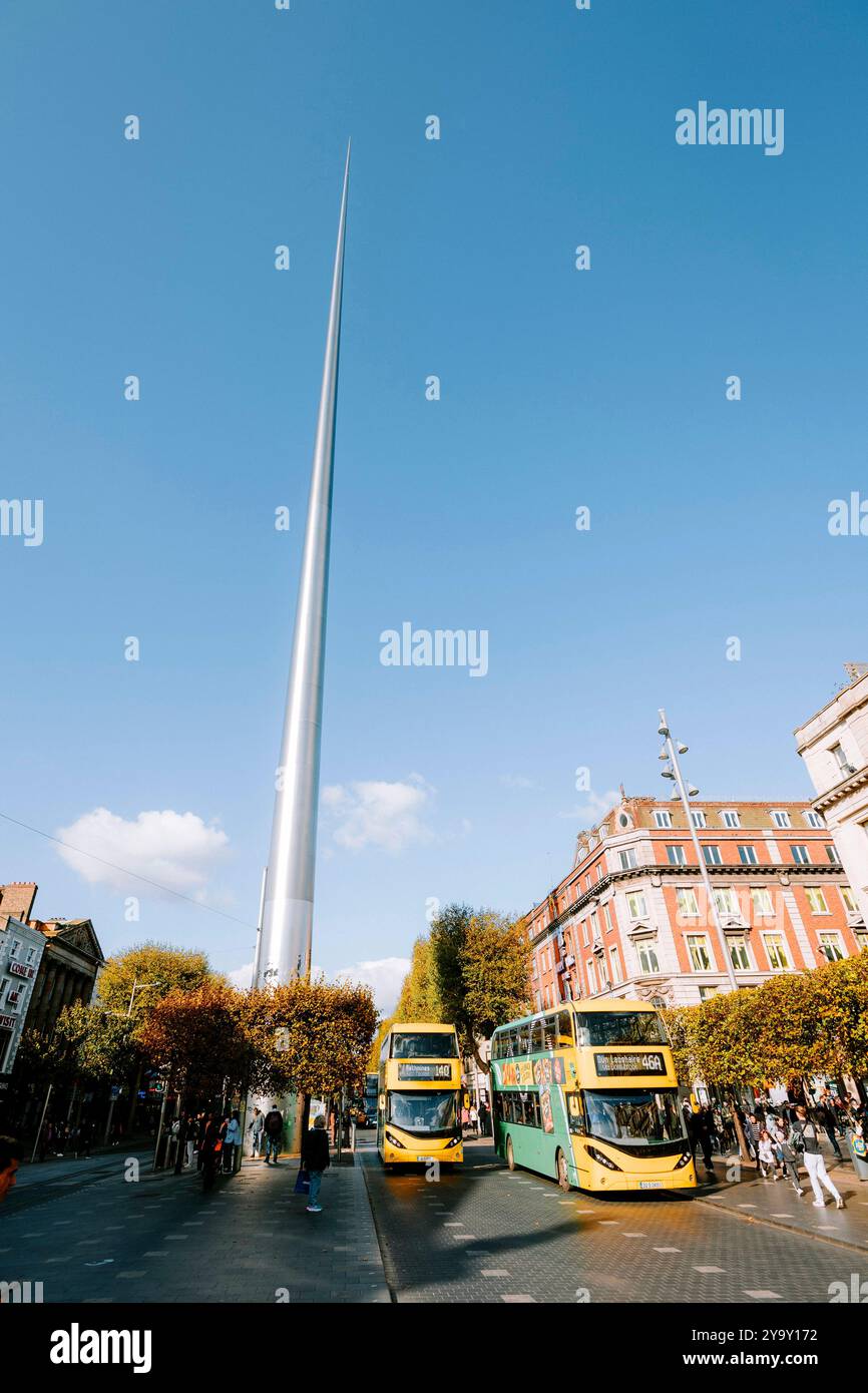 Dublin Spire auf der O'Connell Street Stockfoto