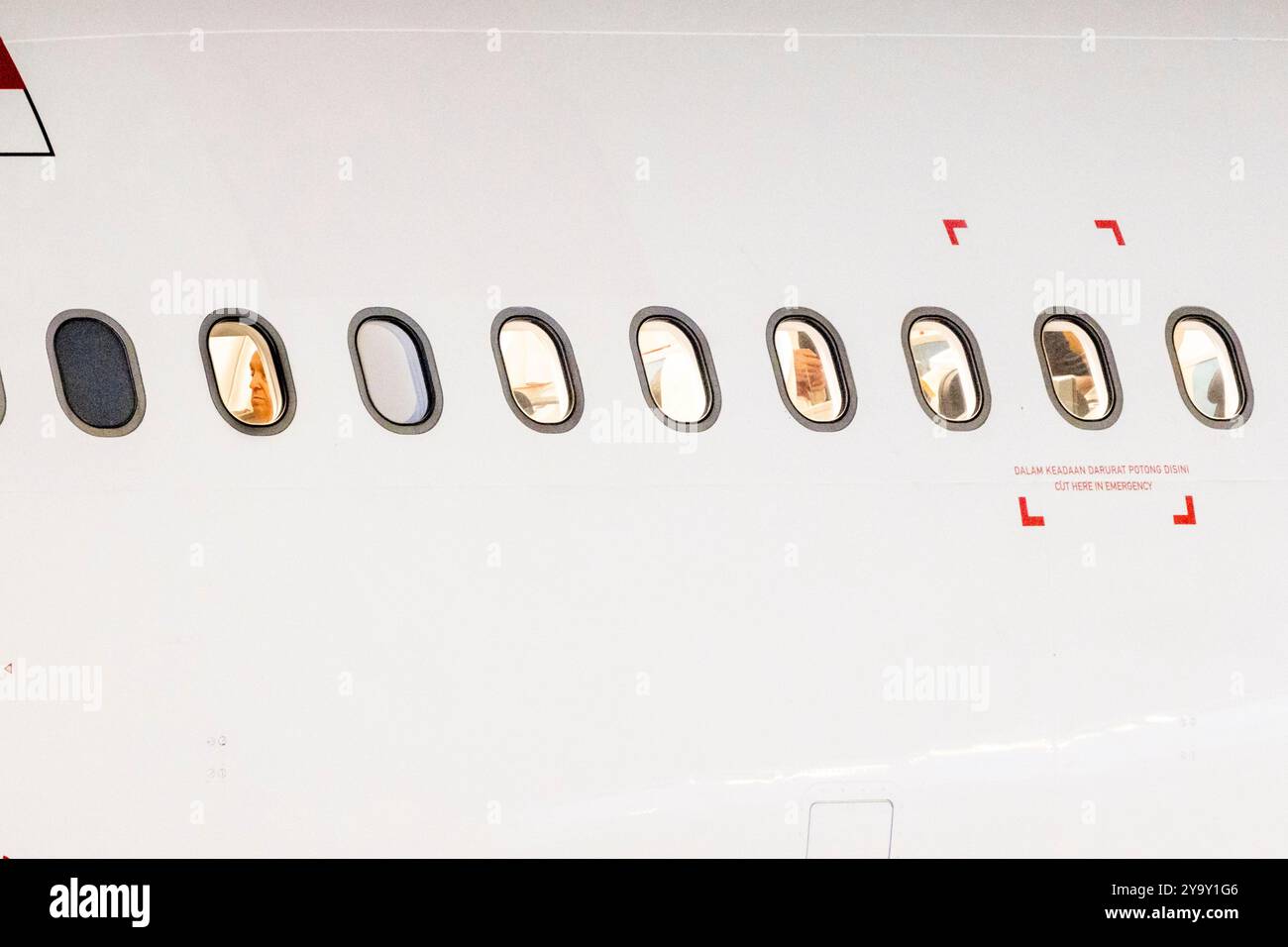 Papua-Neuguinea, Region Golf von Papua, nationaler Hauptstadtbezirk, Stadt Port Moresby, Besuch von Papst Franziskus in Papua-Neuguinea zwischen dem 6. Und 9. September 2024 Stockfoto