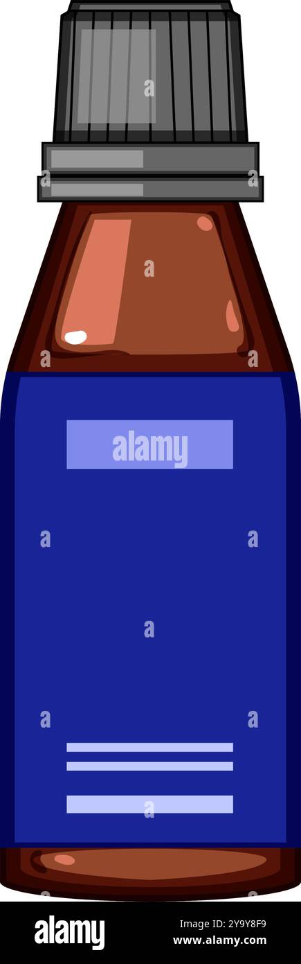 Diffusor ätherische Ölflasche Cartoon Vektor Illustration Stock Vektor