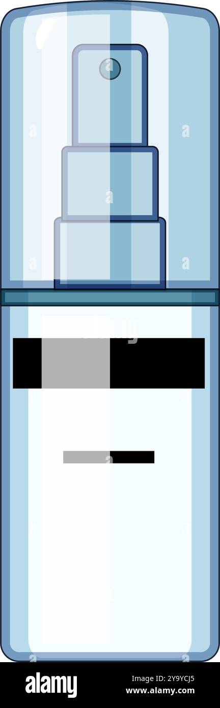 Aktualisierung der Einstellung Spray Cartoon Vektor Illustration Stock Vektor