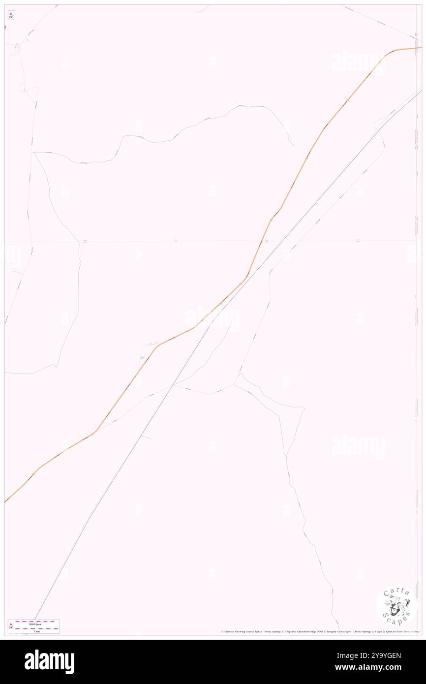 Methuen Railway Station, Peterborough, AU, Australien, Südaustralien, s 32 45' 35''', N 139 18' 16'', Karte, Karte, Kartenausgabe 2024. Erkunden Sie Cartascapes, eine Karte, die die vielfältigen Landschaften, Kulturen und Ökosysteme der Erde enthüllt. Reisen Sie durch Zeit und Raum und entdecken Sie die Verflechtungen der Vergangenheit, Gegenwart und Zukunft unseres Planeten. Stockfoto