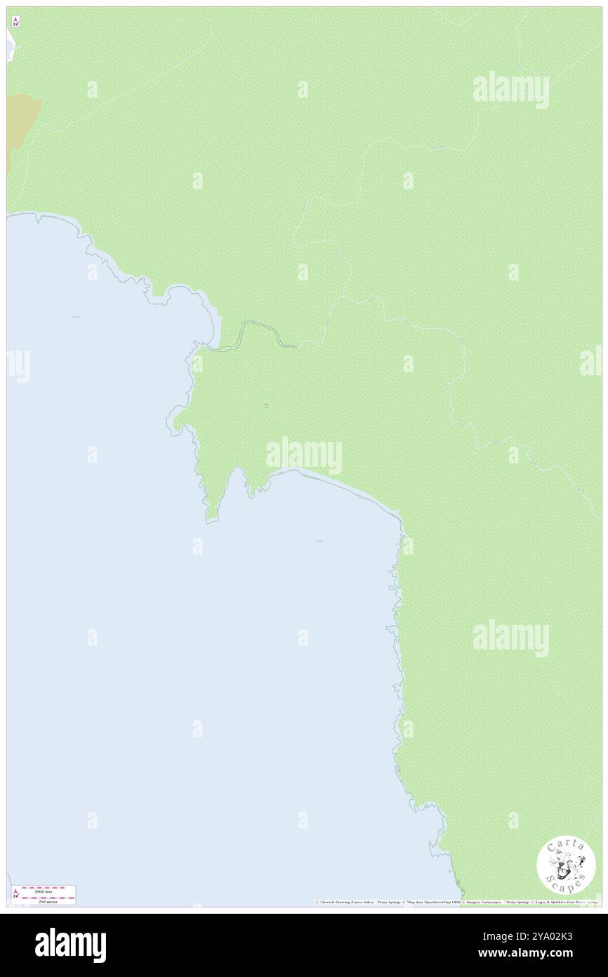 Endeavour Bay, , AU, Australien, Tasmanien, s 42 38' 59'', N 145 20' 59'', Karte, Cartascapes Map, veröffentlicht 2024. Erkunden Sie Cartascapes, eine Karte, die die vielfältigen Landschaften, Kulturen und Ökosysteme der Erde enthüllt. Reisen Sie durch Zeit und Raum und entdecken Sie die Verflechtungen der Vergangenheit, Gegenwart und Zukunft unseres Planeten. Stockfoto