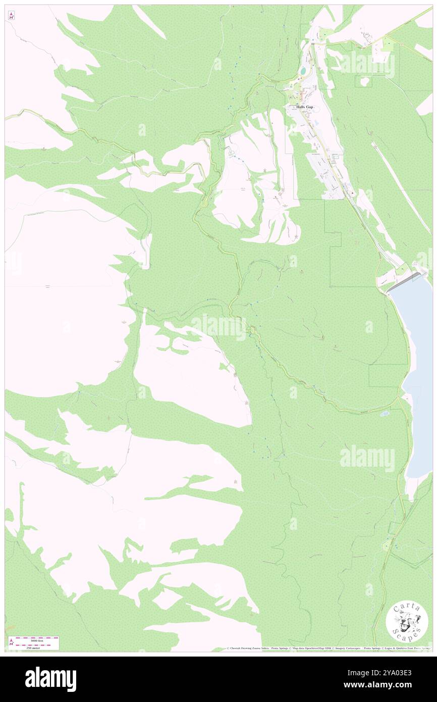 The Grampians, , AU, Australien, Victoria, s 37 10' 59''', N 142 30' 0'', Karte, Cartascapes Map, veröffentlicht 2024. Erkunden Sie Cartascapes, eine Karte, die die vielfältigen Landschaften, Kulturen und Ökosysteme der Erde enthüllt. Reisen Sie durch Zeit und Raum und entdecken Sie die Verflechtungen der Vergangenheit, Gegenwart und Zukunft unseres Planeten. Stockfoto