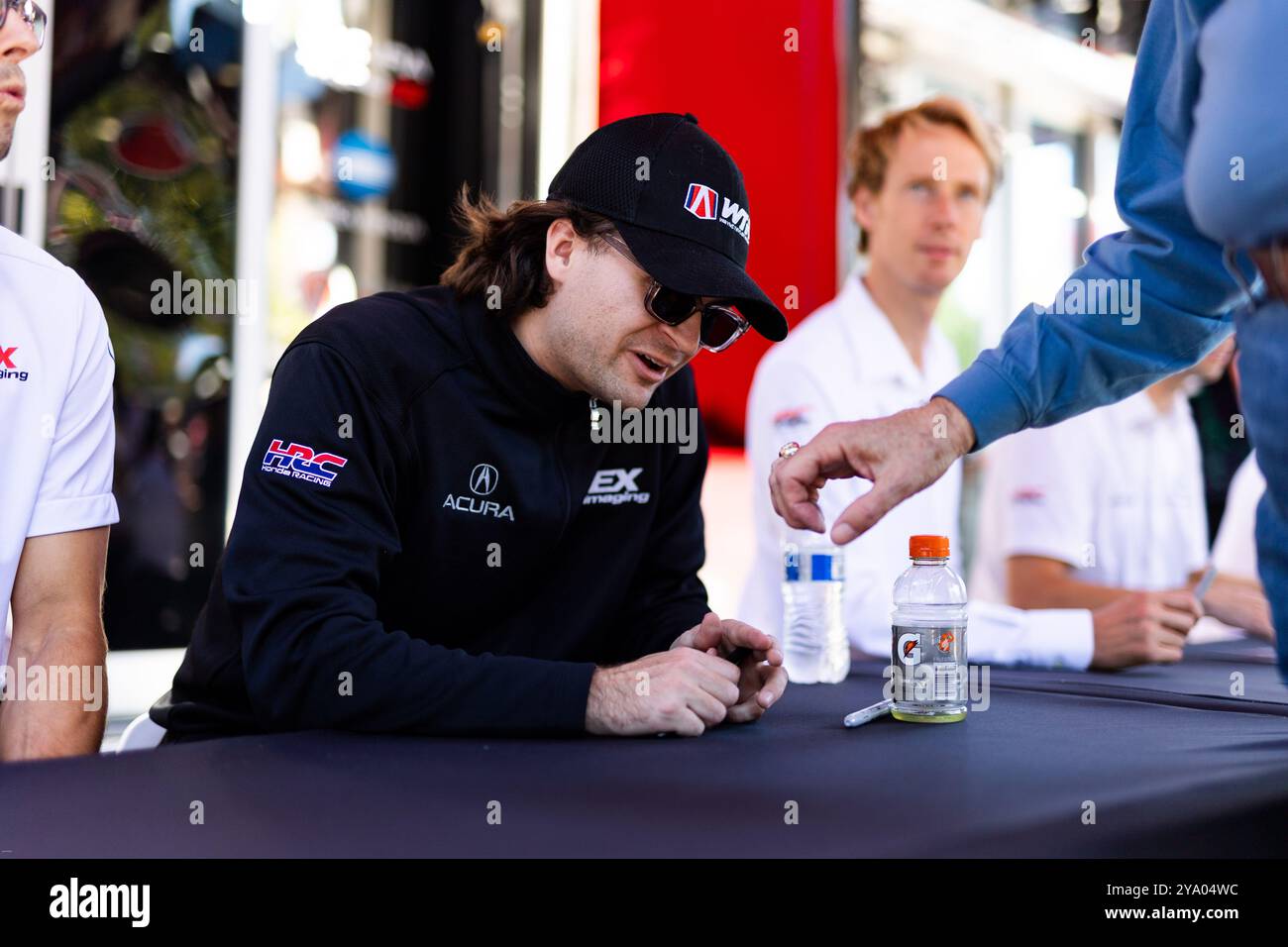 HERTA Colton (usa), Wayne Taylor Racing mit Andretti, Acura ARX-06, Porträt während des Motul Petit Le Mans 2024, 11. Runde der IMSA Sportscar Championship 2024, vom 10. Bis 12. Oktober 2024 auf der Michelin Raceway Road Atlanta in Braselton, Georgia, Vereinigte Staaten von Amerika - Foto Joao Filipe/DPPI Credit: DPPI Media/Alamy Live News Stockfoto