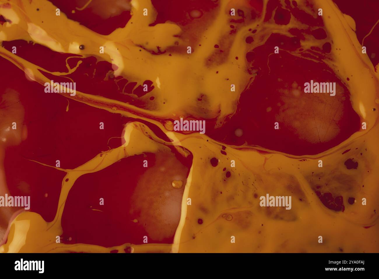 Farbspritzhintergrund. Farbfarbe. Farbiger Hintergrund. Abstrakter Hintergrund der Flüssigkeitskunst. Blaue Acrylfarbe. Abstrakter Hintergrund. Farbiges Acryl Stockfoto