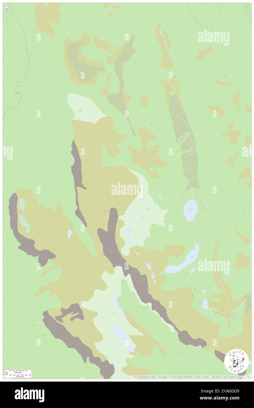 Twisted Tarn, , AU, Australien, Tasmanien, s 42 38' 59'', N 146 33' 36'', Karte, Cartascapes Map, veröffentlicht 2024. Erkunden Sie Cartascapes, eine Karte, die die vielfältigen Landschaften, Kulturen und Ökosysteme der Erde enthüllt. Reisen Sie durch Zeit und Raum und entdecken Sie die Verflechtungen der Vergangenheit, Gegenwart und Zukunft unseres Planeten. Stockfoto