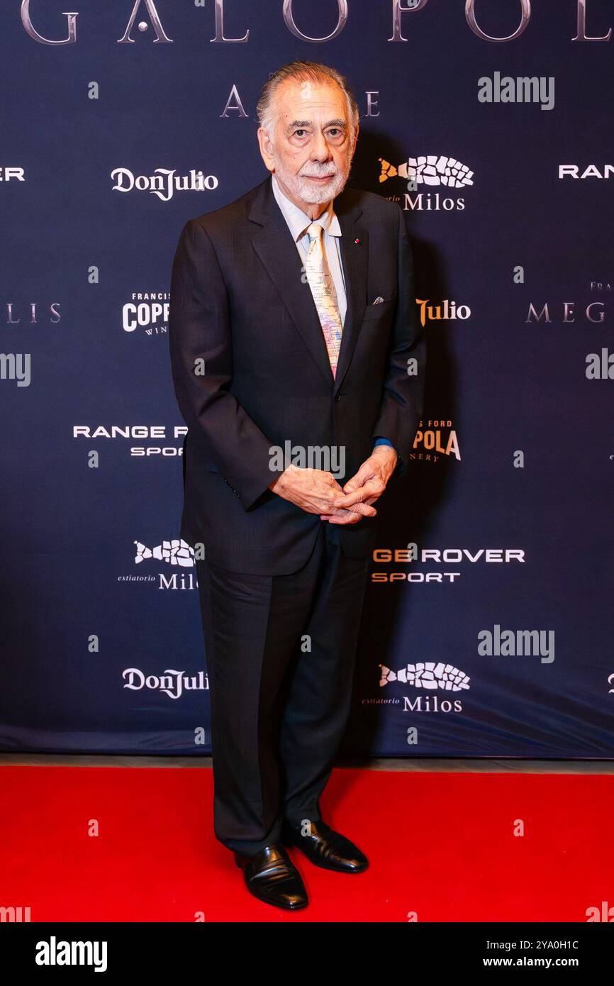 Lionsgate-Vorempfang für „Megalopolis“ im Milos Toronto, gesponsert von Range Rover Sport, Tequila Don Julio & Peoples Group mit: Francis Ford Coppola Wo: Toronto, Kanada Wann: 09 Sep 2024 Credit: Lu Chau/WENN Stockfoto
