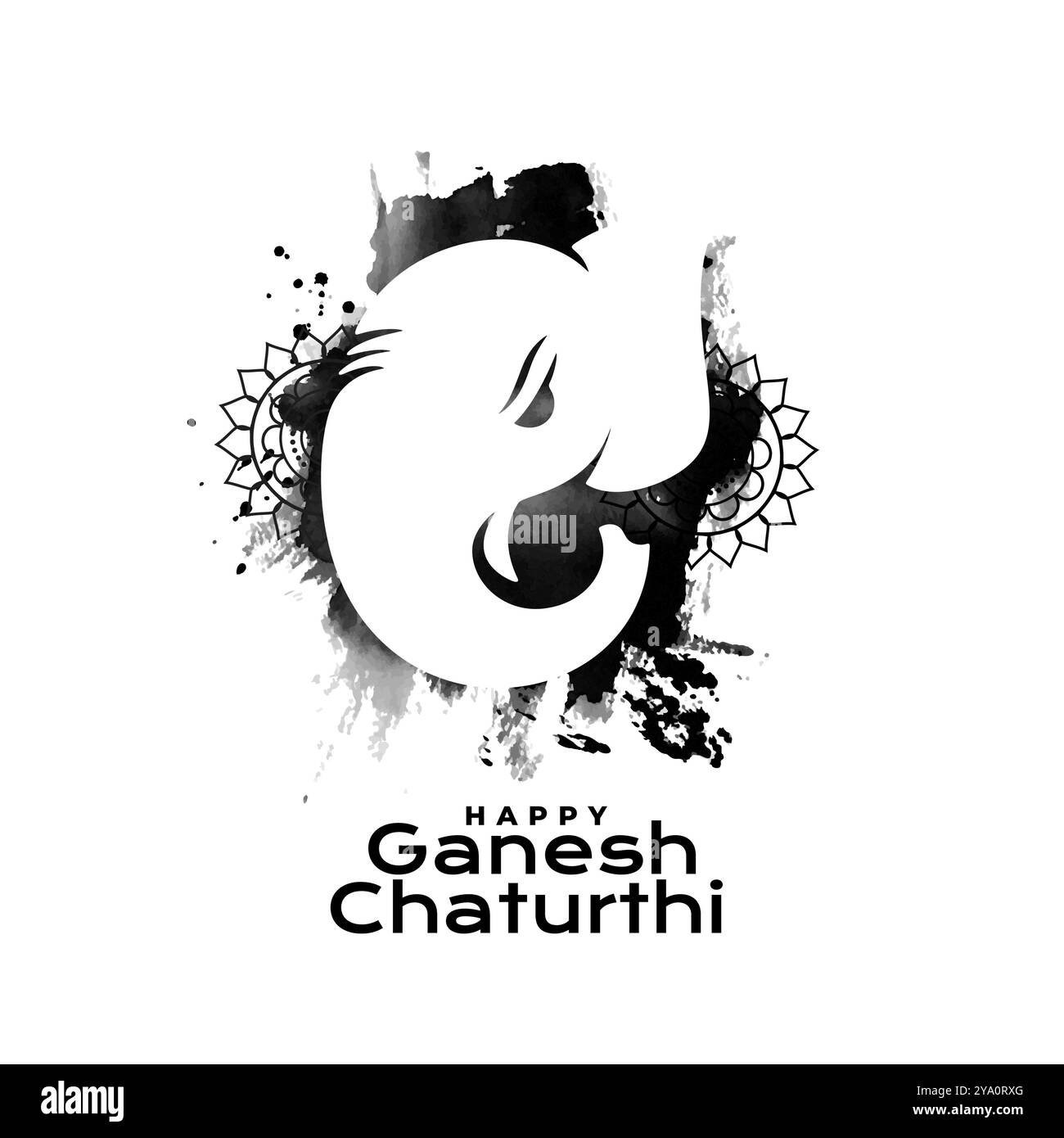 Happy ganesh Chaturthi kultureller Hintergrund mit grungy Effekt Vektor Stock Vektor Happy ganesh Chaturthi kultureller Hintergrund mit grungy Effekt Vektor Stock Vektor