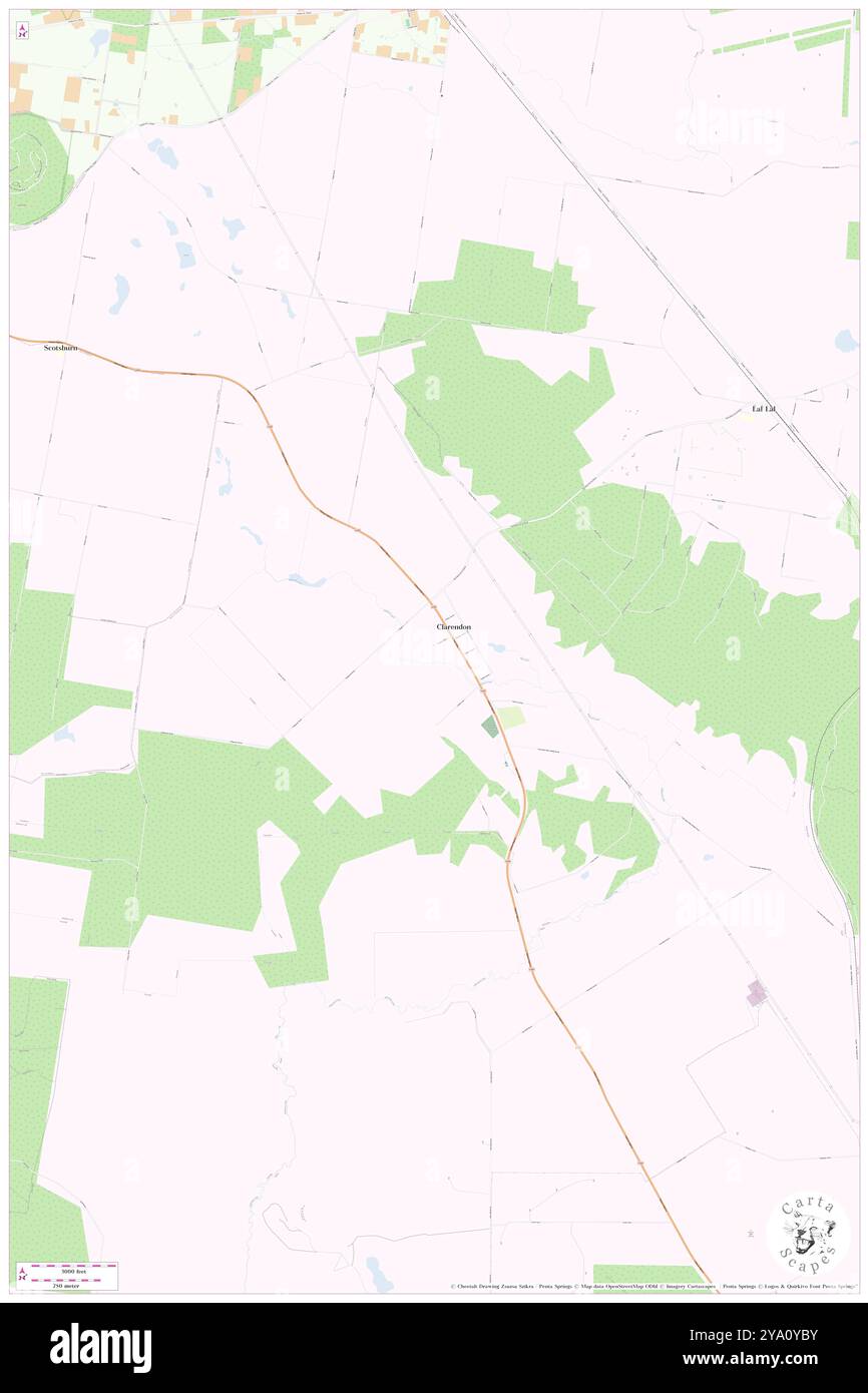 Clarendon Primary School, Moorabool, AU, Australien, Victoria, s 37 41' 55'', N 143 58' 25'', Karte, Cartascapes Map, veröffentlicht 2024. Erkunden Sie Cartascapes, eine Karte, die die vielfältigen Landschaften, Kulturen und Ökosysteme der Erde enthüllt. Reisen Sie durch Zeit und Raum und entdecken Sie die Verflechtungen der Vergangenheit, Gegenwart und Zukunft unseres Planeten. Stockfoto