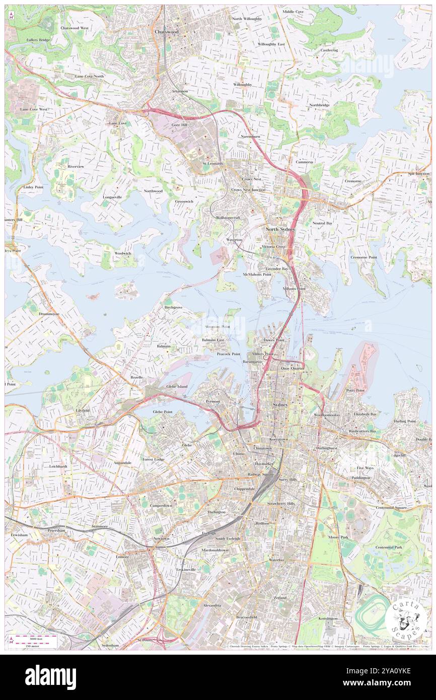 Simmons Point, Inner West, AU, Australien, New South Wales, s 33 51' 16'', N 151 11' 36'', Karte, Cartascapes Map, veröffentlicht 2024. Erkunden Sie Cartascapes, eine Karte, die die vielfältigen Landschaften, Kulturen und Ökosysteme der Erde enthüllt. Reisen Sie durch Zeit und Raum und entdecken Sie die Verflechtungen der Vergangenheit, Gegenwart und Zukunft unseres Planeten. Stockfoto