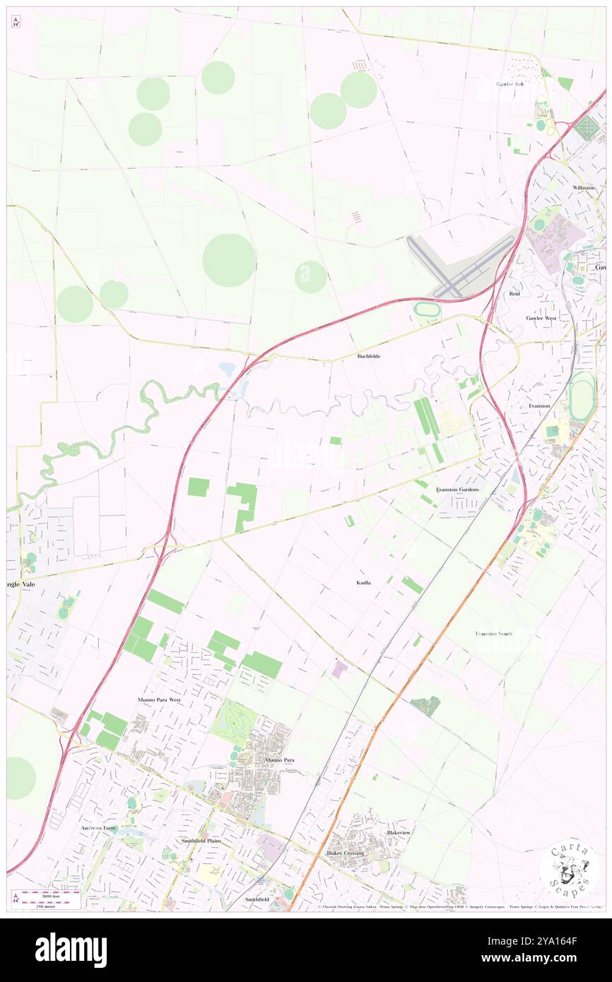 Carinya, Gawler, AU, Australien, Südaustralien, s 34 37' 26'', N 138 41' 40'', MAP, Cartascapes Map, veröffentlicht 2024. Erkunden Sie Cartascapes, eine Karte, die die vielfältigen Landschaften, Kulturen und Ökosysteme der Erde enthüllt. Reisen Sie durch Zeit und Raum und entdecken Sie die Verflechtungen der Vergangenheit, Gegenwart und Zukunft unseres Planeten. Stockfoto