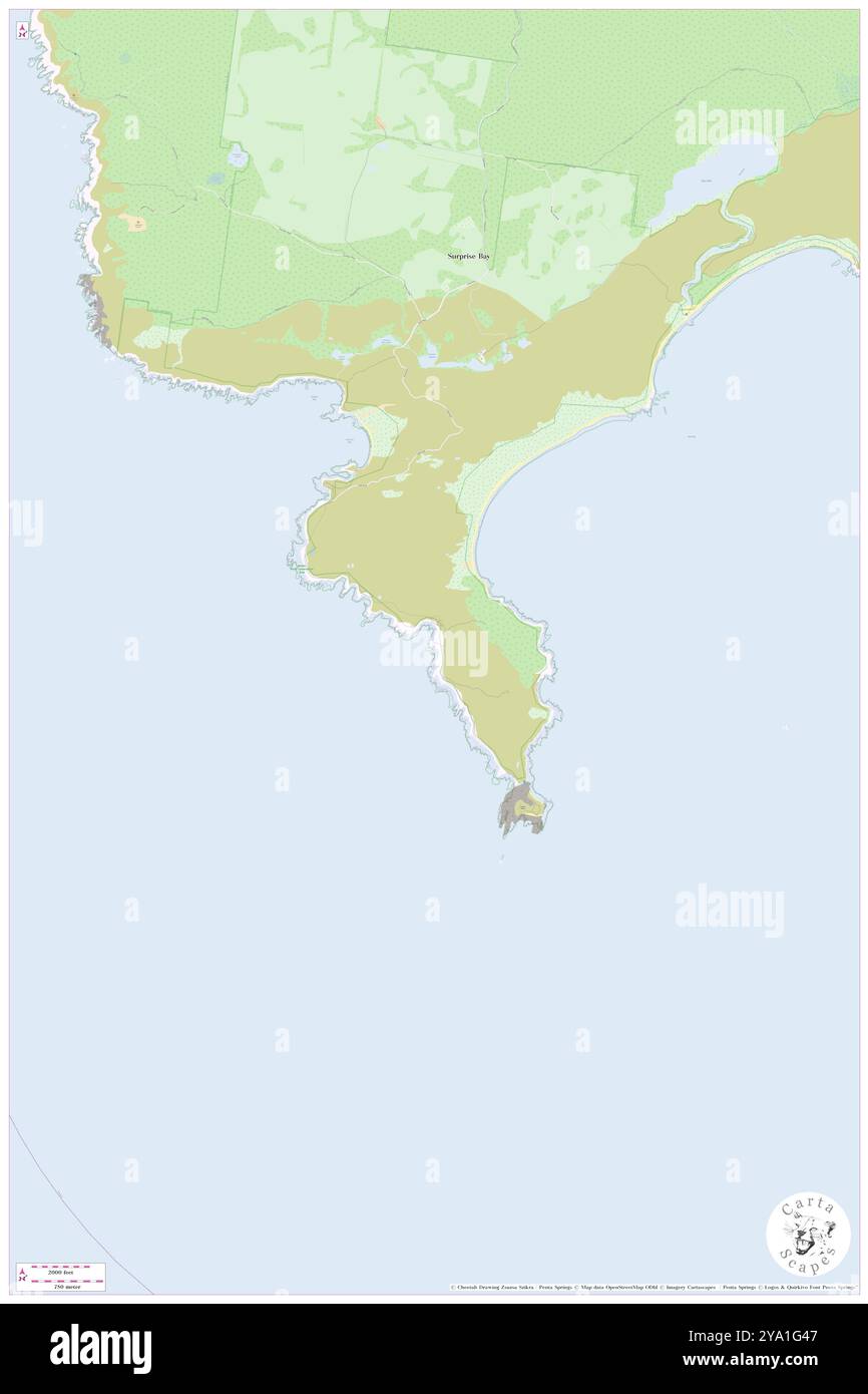 Gulchway, , AU, Australien, Tasmanien, s 40 8' 45'', N 143 54' 57'', Karte, Cartascapes Map, veröffentlicht 2024. Erkunden Sie Cartascapes, eine Karte, die die vielfältigen Landschaften, Kulturen und Ökosysteme der Erde enthüllt. Reisen Sie durch Zeit und Raum und entdecken Sie die Verflechtungen der Vergangenheit, Gegenwart und Zukunft unseres Planeten. Stockfoto