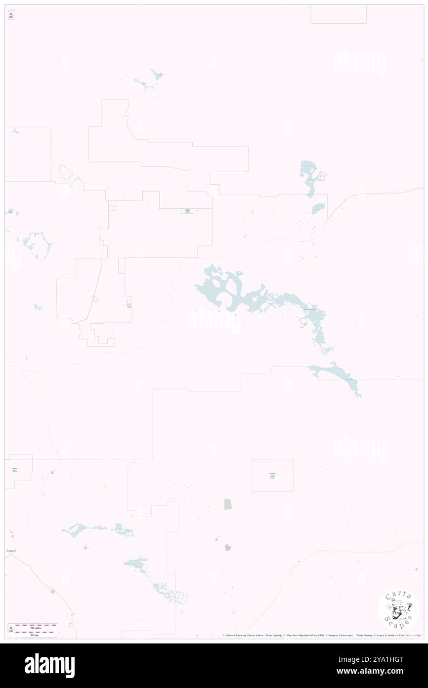 Lake Carnegie, AU, Australien, Westaustralien, s 26 10' 18''', N 122 24' 2'', Karte, Cartascapes Map, veröffentlicht 2024. Erkunden Sie Cartascapes, eine Karte, die die vielfältigen Landschaften, Kulturen und Ökosysteme der Erde enthüllt. Reisen Sie durch Zeit und Raum und entdecken Sie die Verflechtungen der Vergangenheit, Gegenwart und Zukunft unseres Planeten. Stockfoto