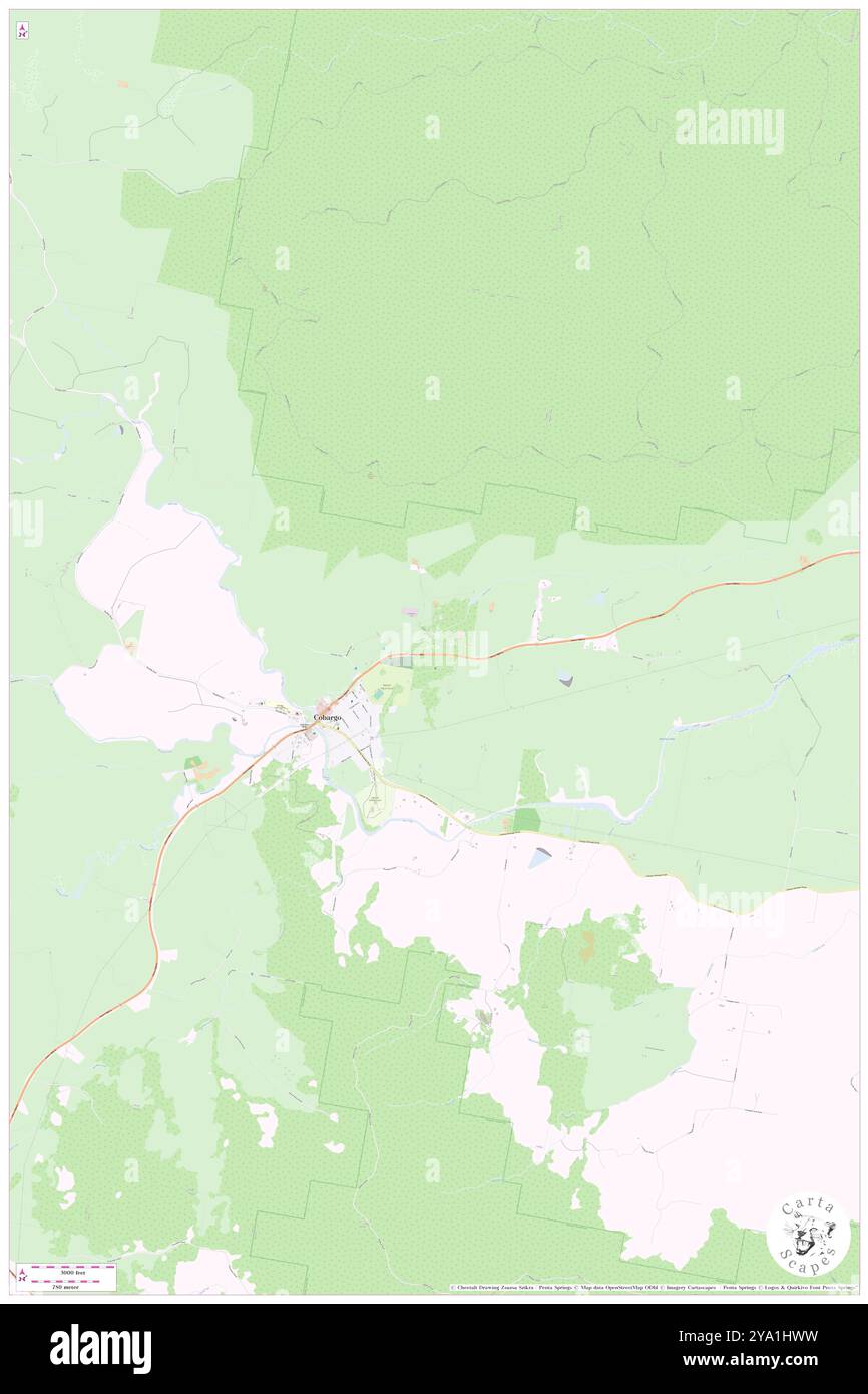 Cobargo Public School, Bega Valley, AU, Australien, New South Wales, s 36 22' 54''', N 149 54' 4'', Karte, Cartascapes Map, veröffentlicht 2024. Erkunden Sie Cartascapes, eine Karte, die die vielfältigen Landschaften, Kulturen und Ökosysteme der Erde enthüllt. Reisen Sie durch Zeit und Raum und entdecken Sie die Verflechtungen der Vergangenheit, Gegenwart und Zukunft unseres Planeten. Stockfoto