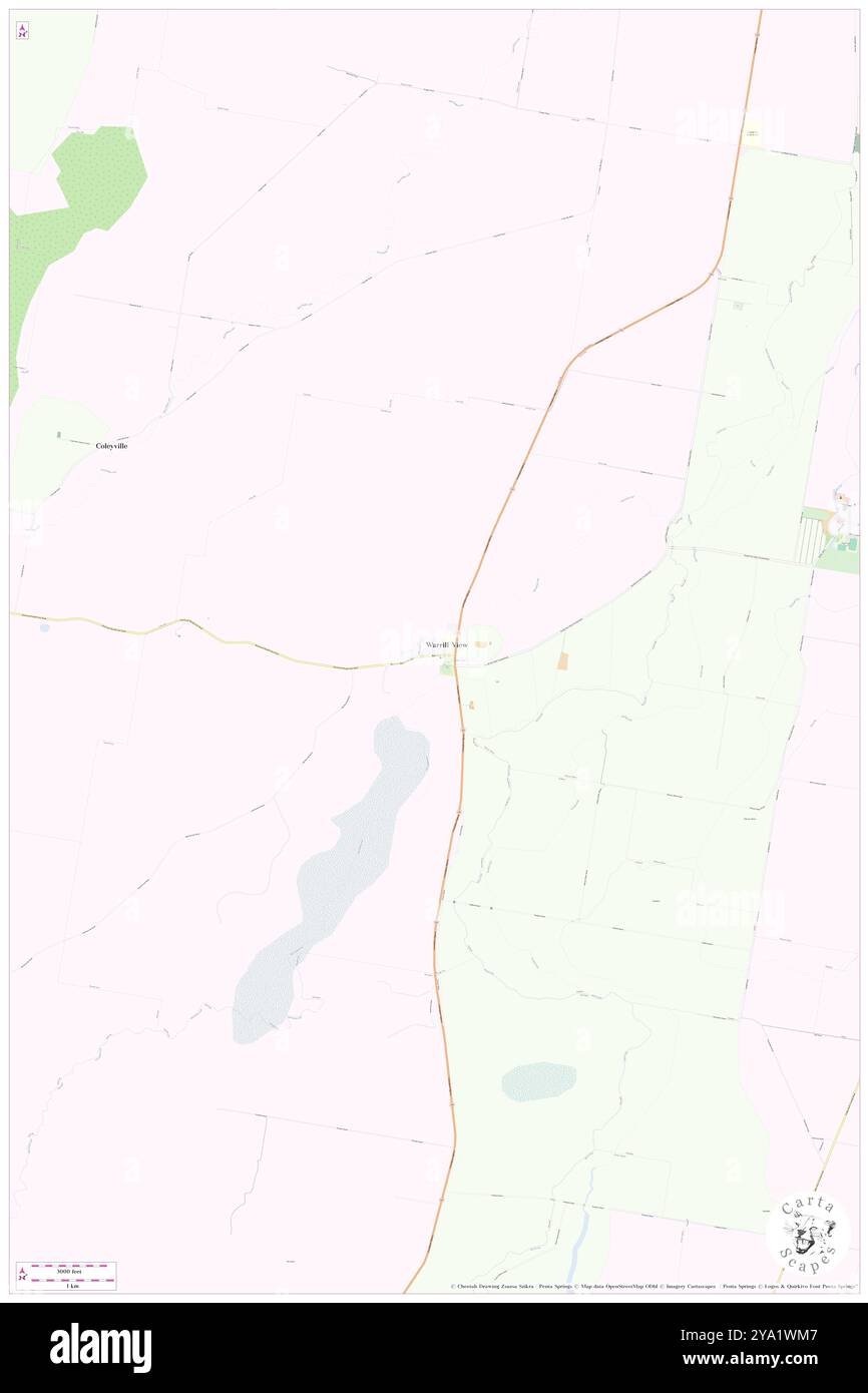 Warrill View, Scenic Rim, AU, Australien, Queensland, s 27 49' 26'', N 152 36' 49'', Karte, Cartascapes Map, veröffentlicht 2024. Erkunden Sie Cartascapes, eine Karte, die die vielfältigen Landschaften, Kulturen und Ökosysteme der Erde enthüllt. Reisen Sie durch Zeit und Raum und entdecken Sie die Verflechtungen der Vergangenheit, Gegenwart und Zukunft unseres Planeten. Stockfoto