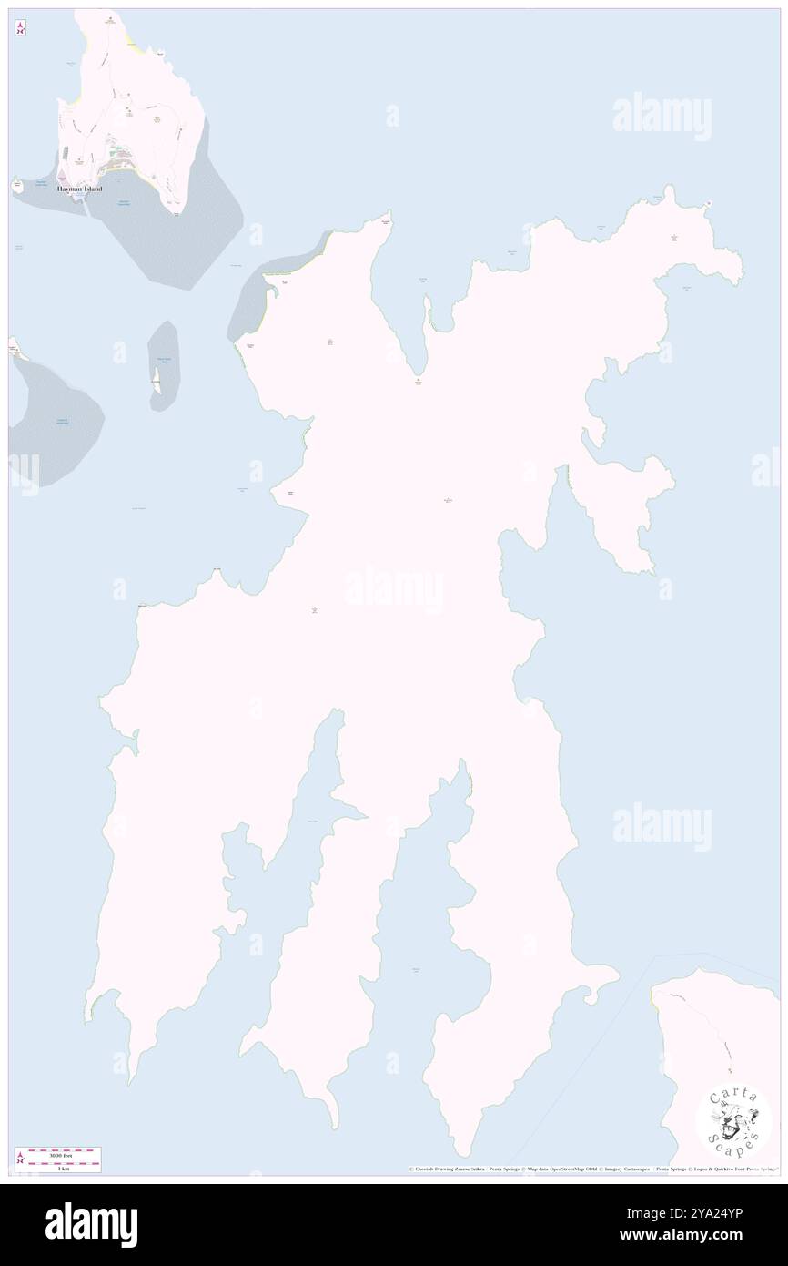 Hook Island, Whitsunday, AU, Australien, Queensland, s 20 6' 33'', N 148 55' 22'', Karte, Cartascapes Map, veröffentlicht 2024. Erkunden Sie Cartascapes, eine Karte, die die vielfältigen Landschaften, Kulturen und Ökosysteme der Erde enthüllt. Reisen Sie durch Zeit und Raum und entdecken Sie die Verflechtungen der Vergangenheit, Gegenwart und Zukunft unseres Planeten. Stockfoto