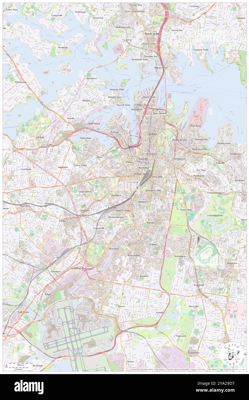 Dangar Place, Stadt Sydney, AU, Australien, New South Wales, s 33 53' 17'', N 151 11' 47'', Karte, Cartascapes Map, veröffentlicht 2024. Erkunden Sie Cartascapes, eine Karte, die die vielfältigen Landschaften, Kulturen und Ökosysteme der Erde enthüllt. Reisen Sie durch Zeit und Raum und entdecken Sie die Verflechtungen der Vergangenheit, Gegenwart und Zukunft unseres Planeten. Stockfoto