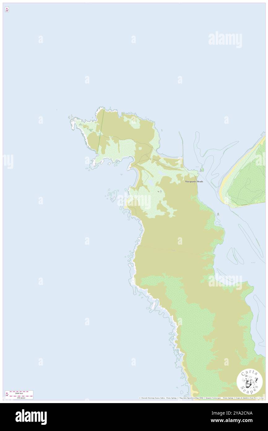 Grandvaters Beach, Westküste, AU, Australien, Tasmanien, s 42 13' 11''', N 145 11' 23'', Karte, Cartascapes Map, veröffentlicht 2024. Erkunden Sie Cartascapes, eine Karte, die die vielfältigen Landschaften, Kulturen und Ökosysteme der Erde enthüllt. Reisen Sie durch Zeit und Raum und entdecken Sie die Verflechtungen der Vergangenheit, Gegenwart und Zukunft unseres Planeten. Stockfoto