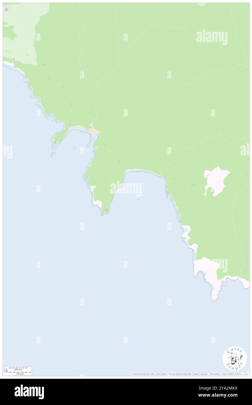 Shoemaker Bay, , AU, Australien, Tasmanien, s 43 36' 0'', N 146 40' 11'', MAP, Cartascapes Map, veröffentlicht 2024. Erkunden Sie Cartascapes, eine Karte, die die vielfältigen Landschaften, Kulturen und Ökosysteme der Erde enthüllt. Reisen Sie durch Zeit und Raum und entdecken Sie die Verflechtungen der Vergangenheit, Gegenwart und Zukunft unseres Planeten. Stockfoto