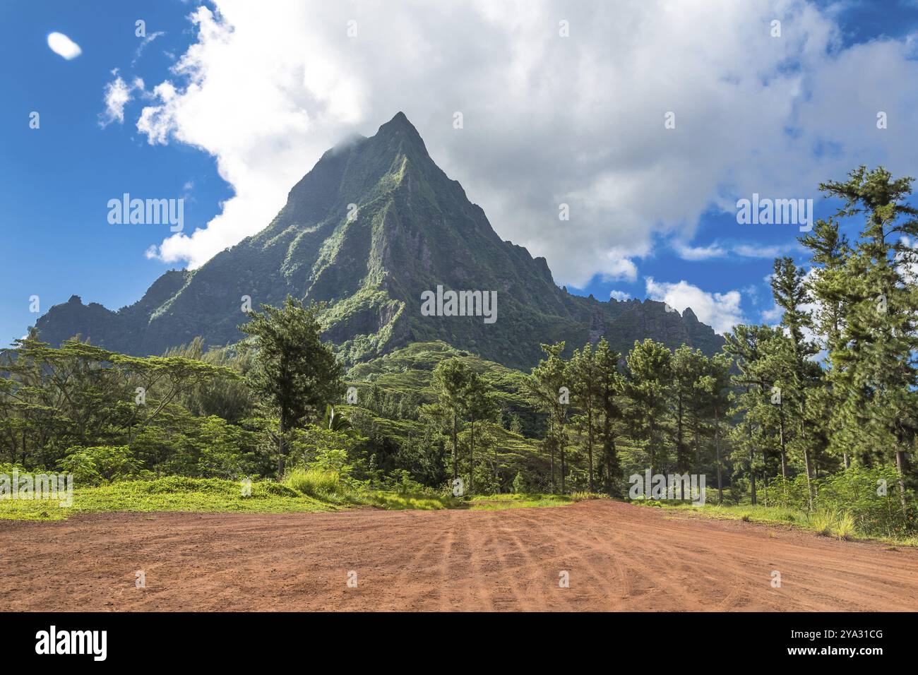 Moorea Island in Französisch-Polynesien Stockfoto