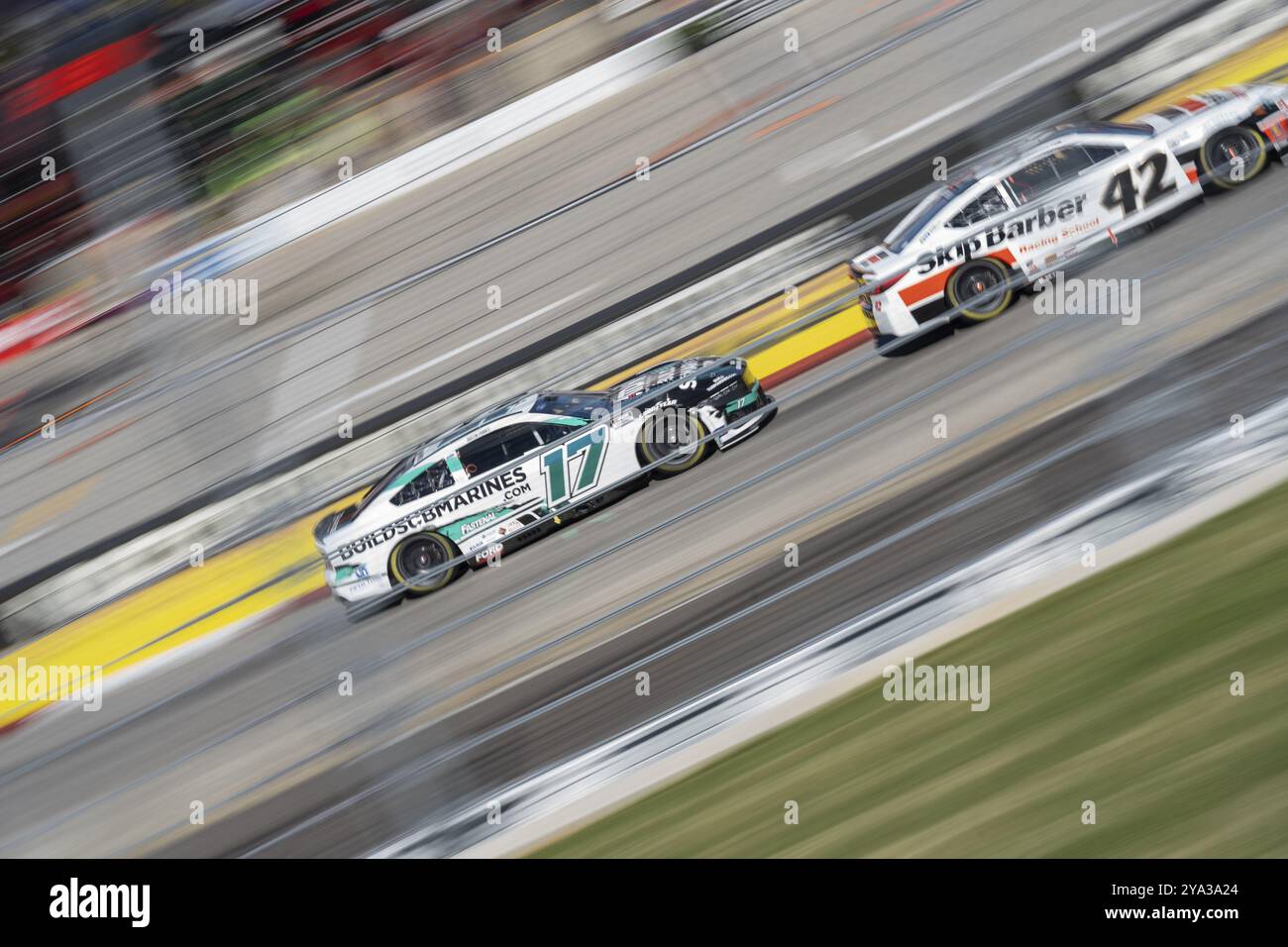 Chris Buescher begibt sich für den Cook Out 400 in Martinsville, VA, USA, Nordamerika Stockfoto